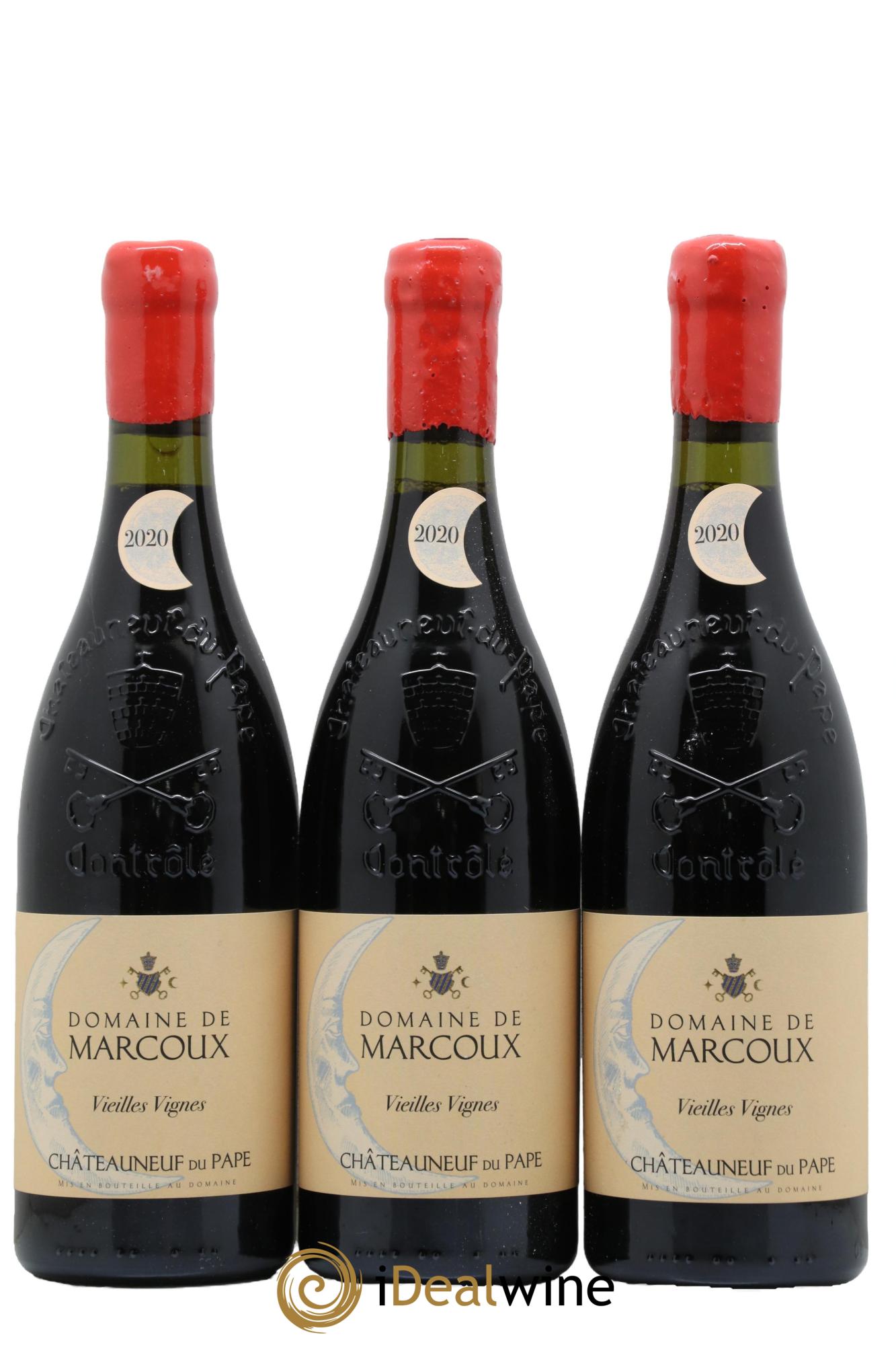 Châteauneuf-du-Pape Vieilles Vignes Marcoux (Domaine de) 2020 - Lot de 3 bouteilles - 0