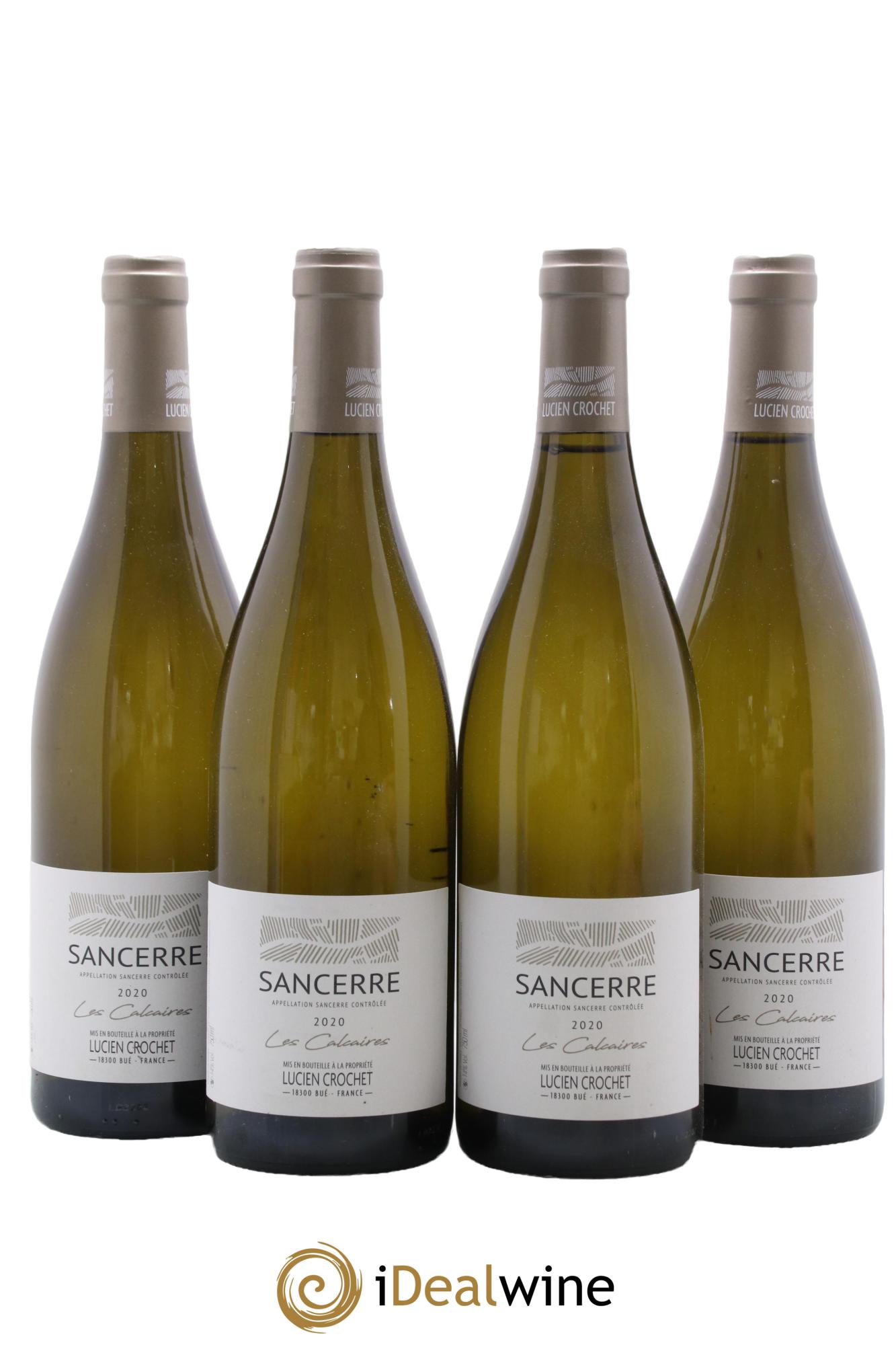 Sancerre Les Calcaires Lucien Crochet 2020 - Posten von 4 Flaschen - 0