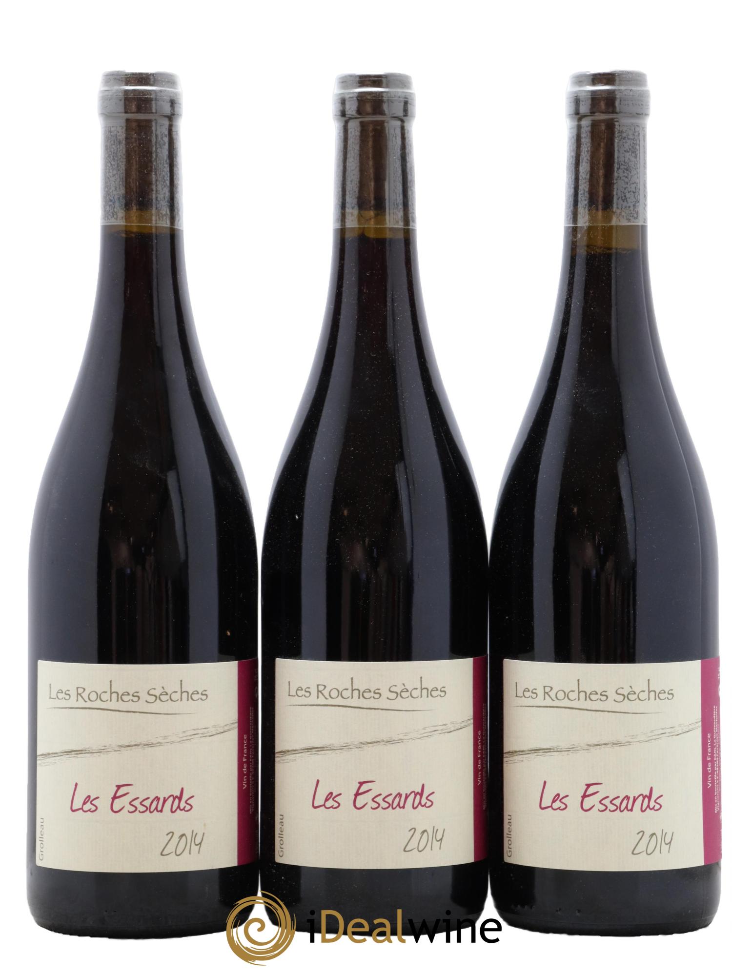 Vin de France Les Essards Les Roches Seches 2014 - Lot de 3 bouteilles - 0