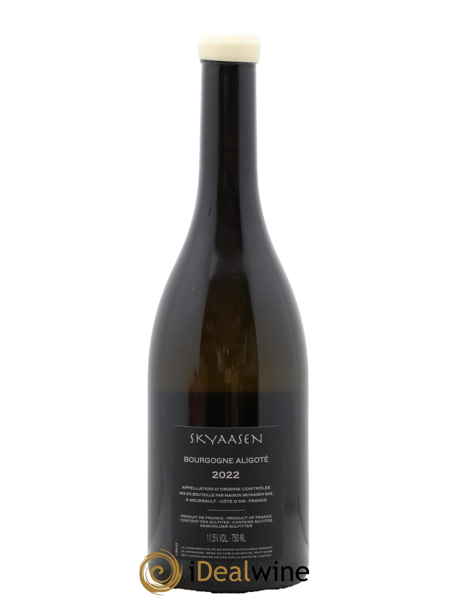 Bourgogne Aligoté Maison Skyaasen  2022 - Lot de 1 bouteille - 1