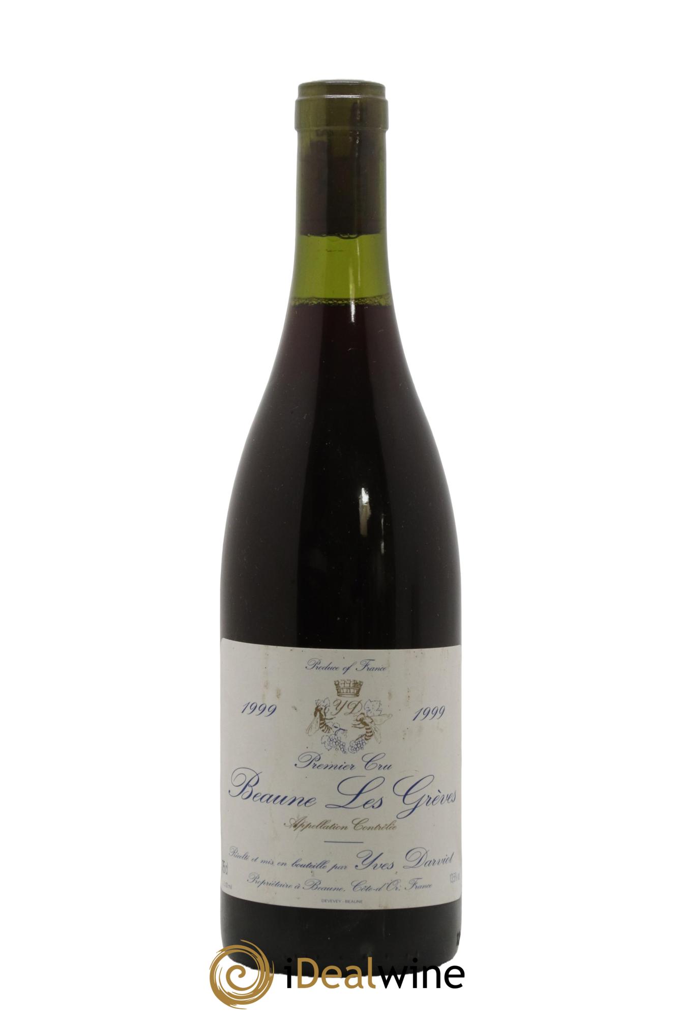 Beaune 1er Cru Les Greves Yves Darviot 1999 - Lotto di 1 bottiglia - 0