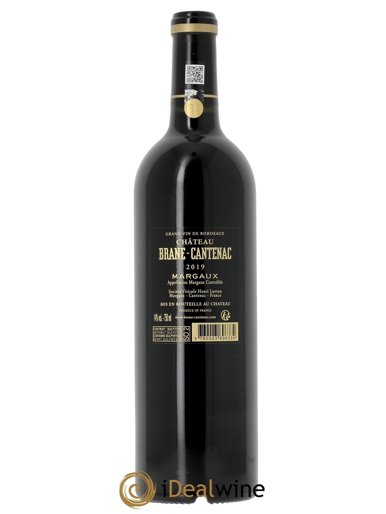 Château Brane Cantenac 2ème Grand Cru Classé (OWC if 6 bts) 2019 - Lot of 1 bottle - 1