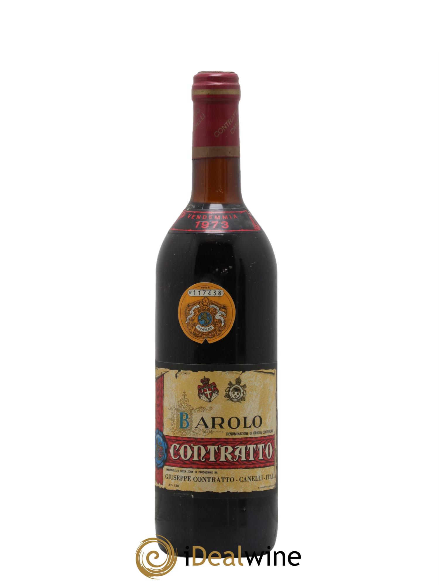 Barolo DOCG Contratto 1973 - Lot de 1 bouteille - 0