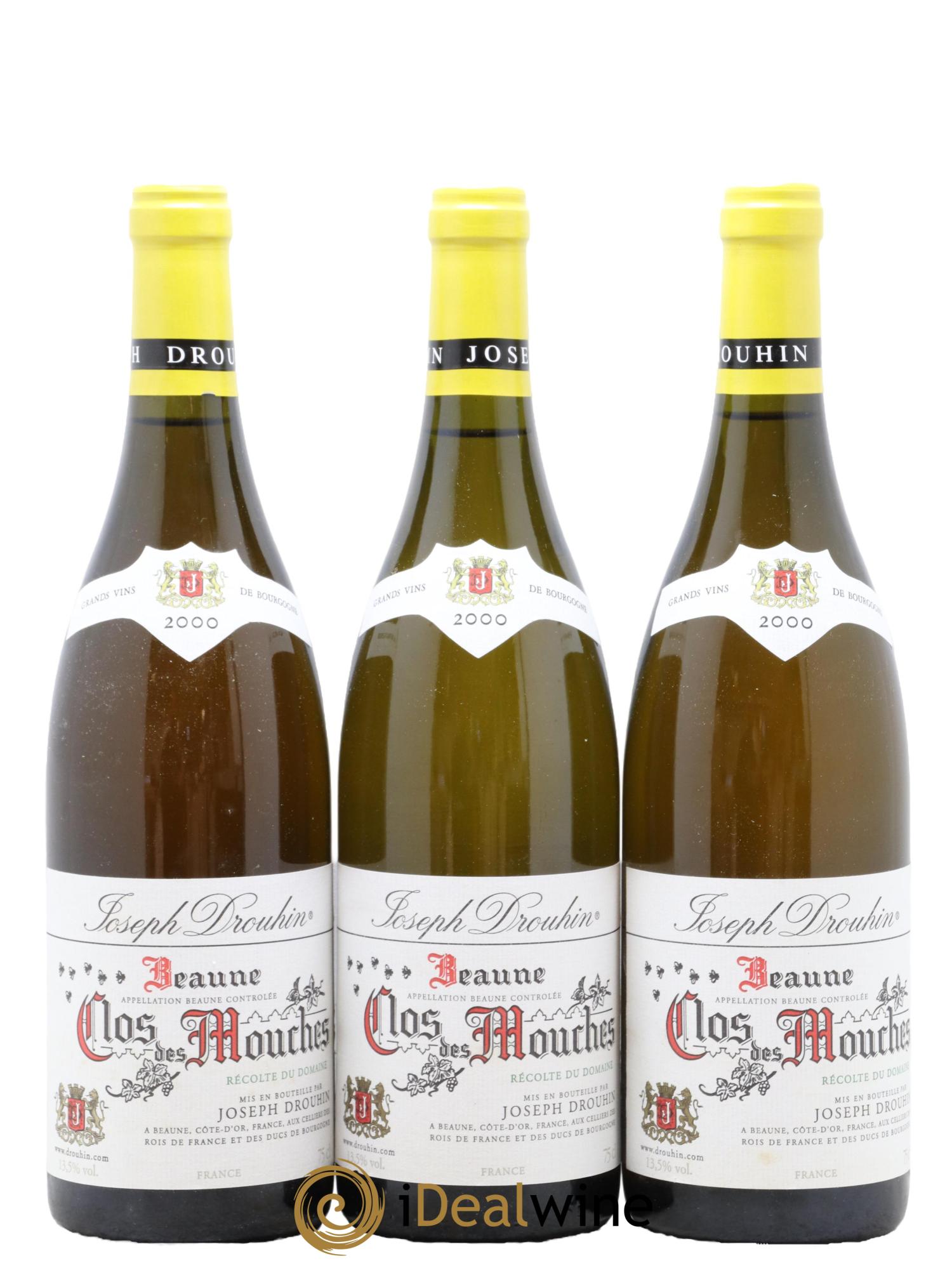 Beaune 1er Cru Clos des Mouches Joseph Drouhin  2000 - Lot de 3 bouteilles - 0