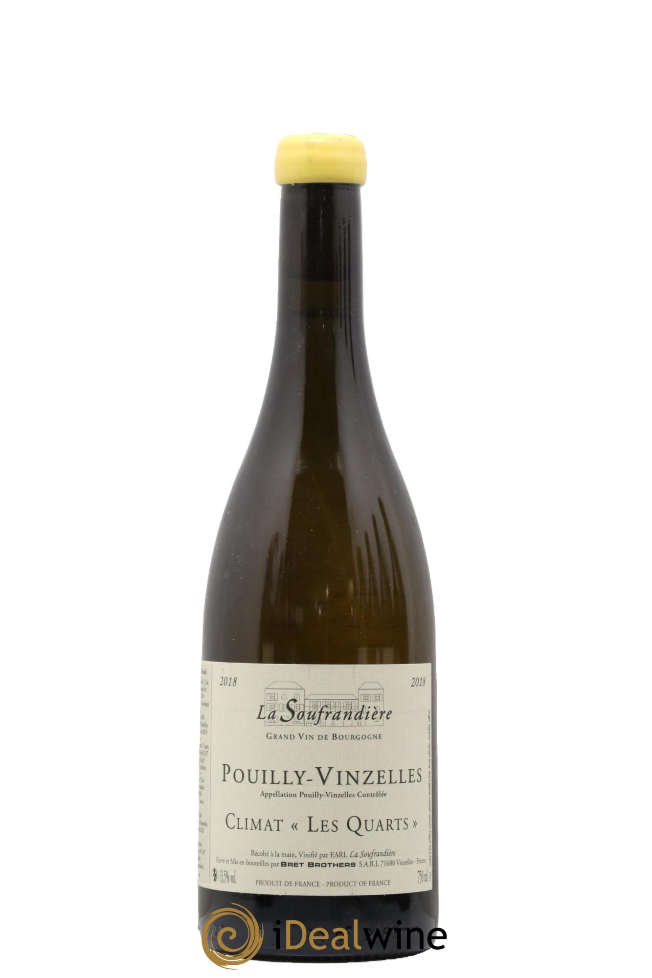 Pouilly-Vinzelles Les Quarts La Soufrandière - Bret Brothers 2018 - Lot de 1 bouteille - 0