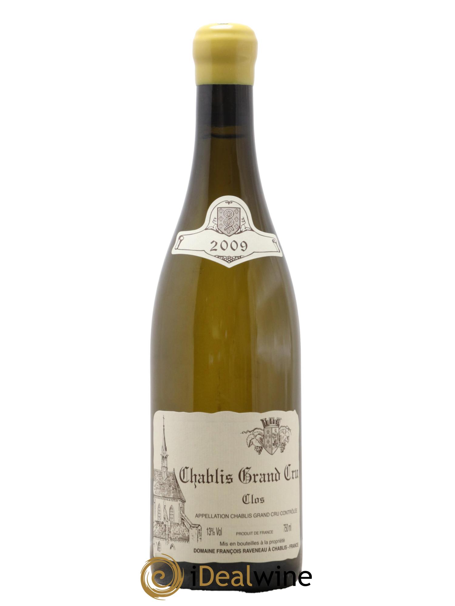 Chablis Grand Cru Clos Raveneau (Domaine) 2009 - Lot of 1 bottle - 0