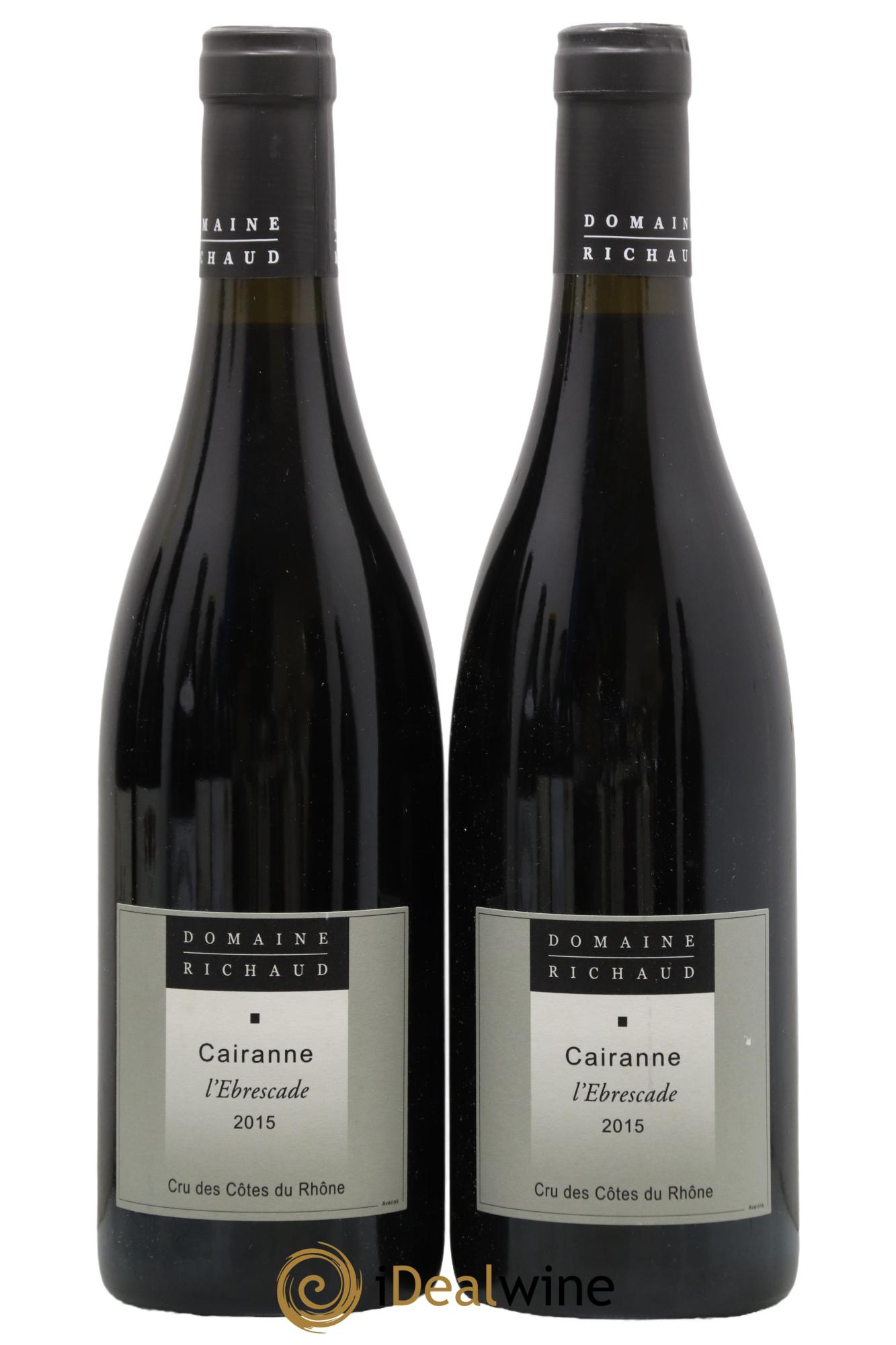 Cairanne Ebrescade Marcel Richaud 2015 - Lot de 2 bouteilles - 0