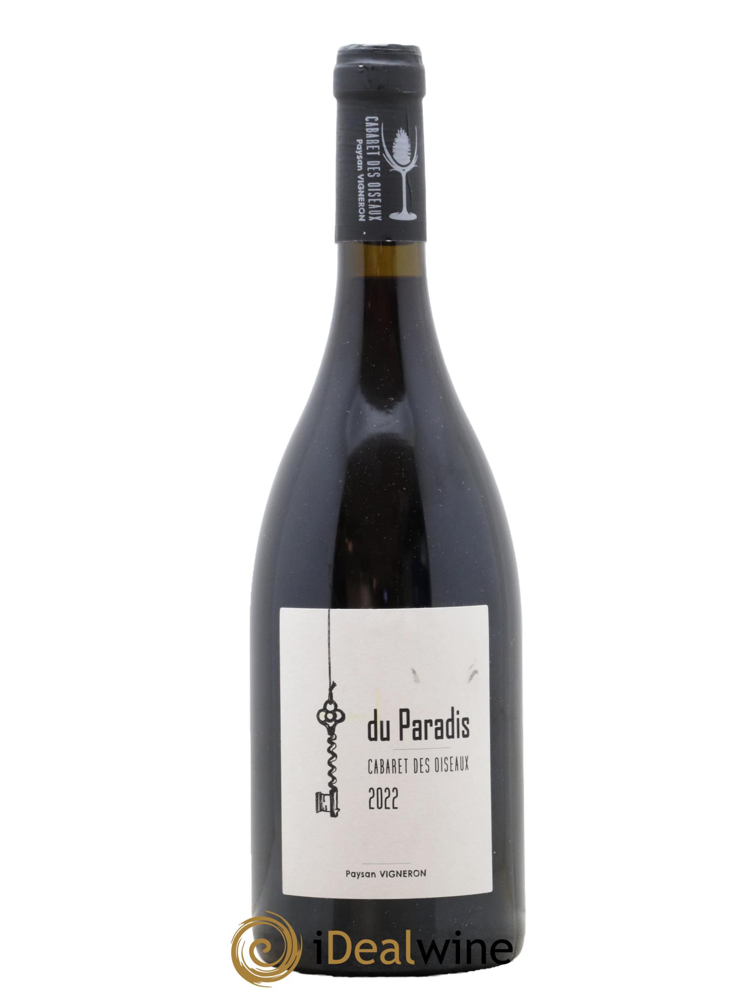 Vin de France Clé du Paradis Le Cabaret des Oiseaux 2022 - Lot de 1 bouteille - 0