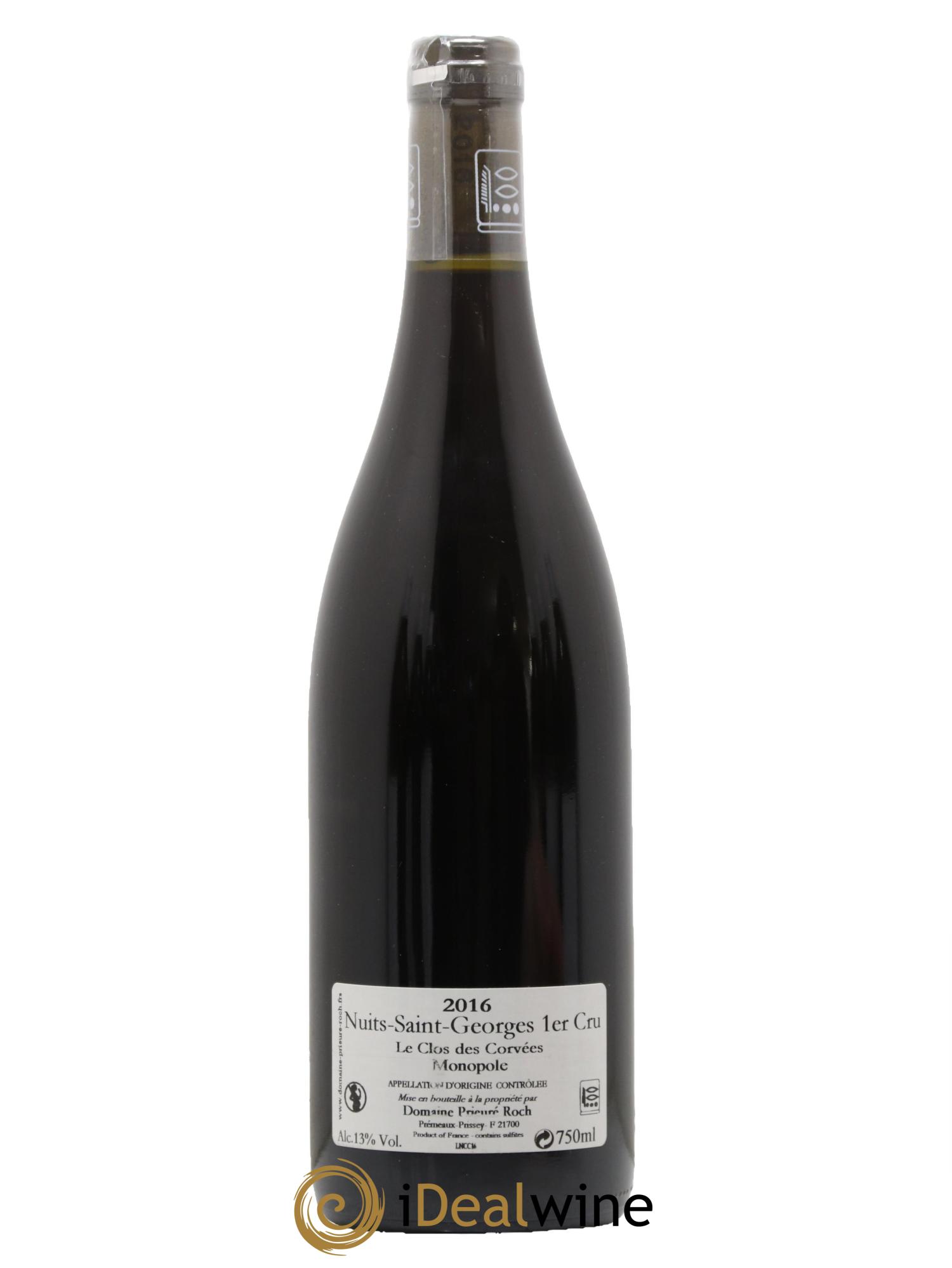 Nuits-Saint-Georges 1er Cru Le Clos des Corvées Vieilles Vignes Prieuré Roch 2016 - Posten von 1 Flasche - 1