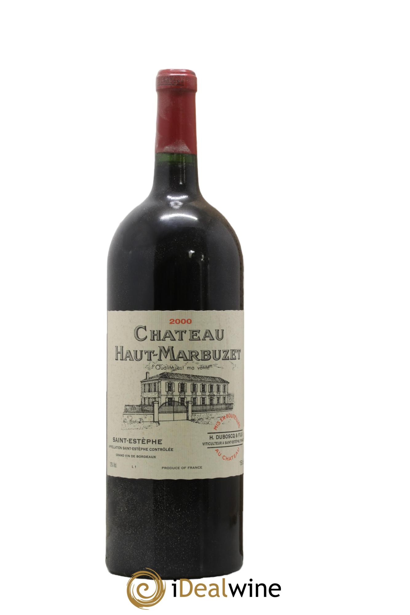 Château Haut Marbuzet 2000 - Lot de 1 magnum - 0