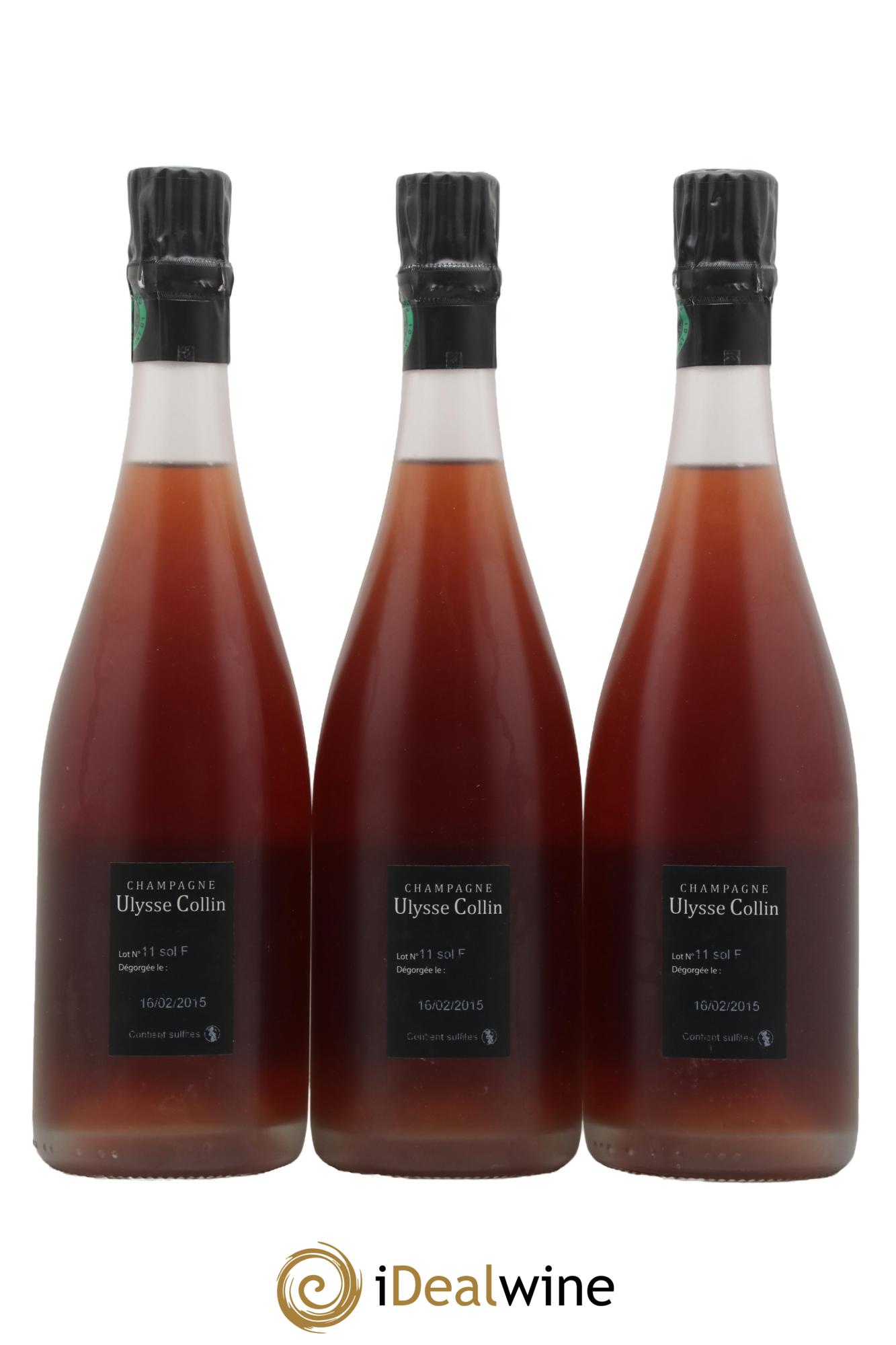 Les Maillons Extra Brut Rosé de Saignée Ulysse Collin - Lotto di 3 bottiglie - 1