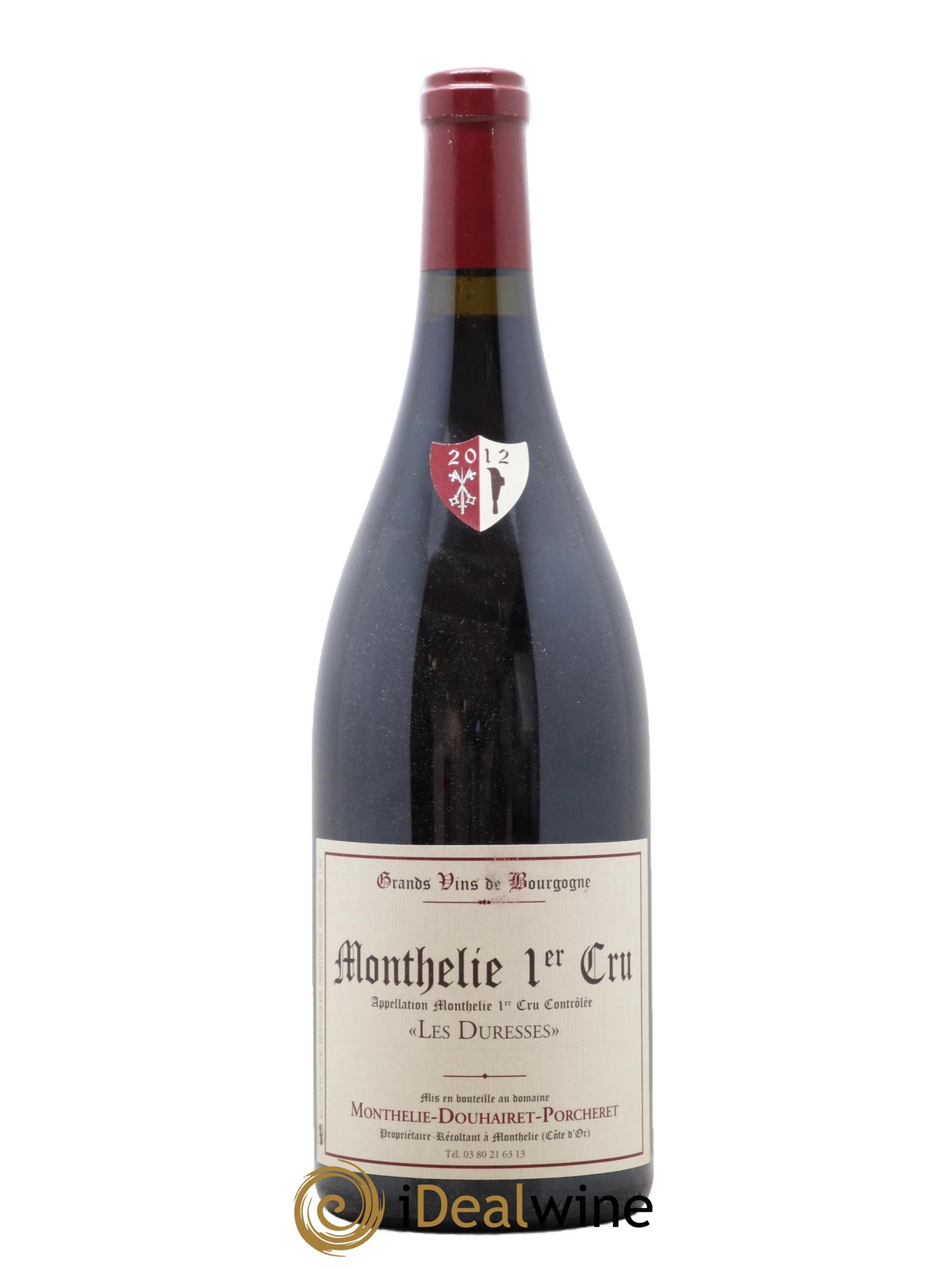 Monthélie 1er Cru Les Duresses Domaine Douhairet Porcheret 2012 - Lot de 1 magnum - 0