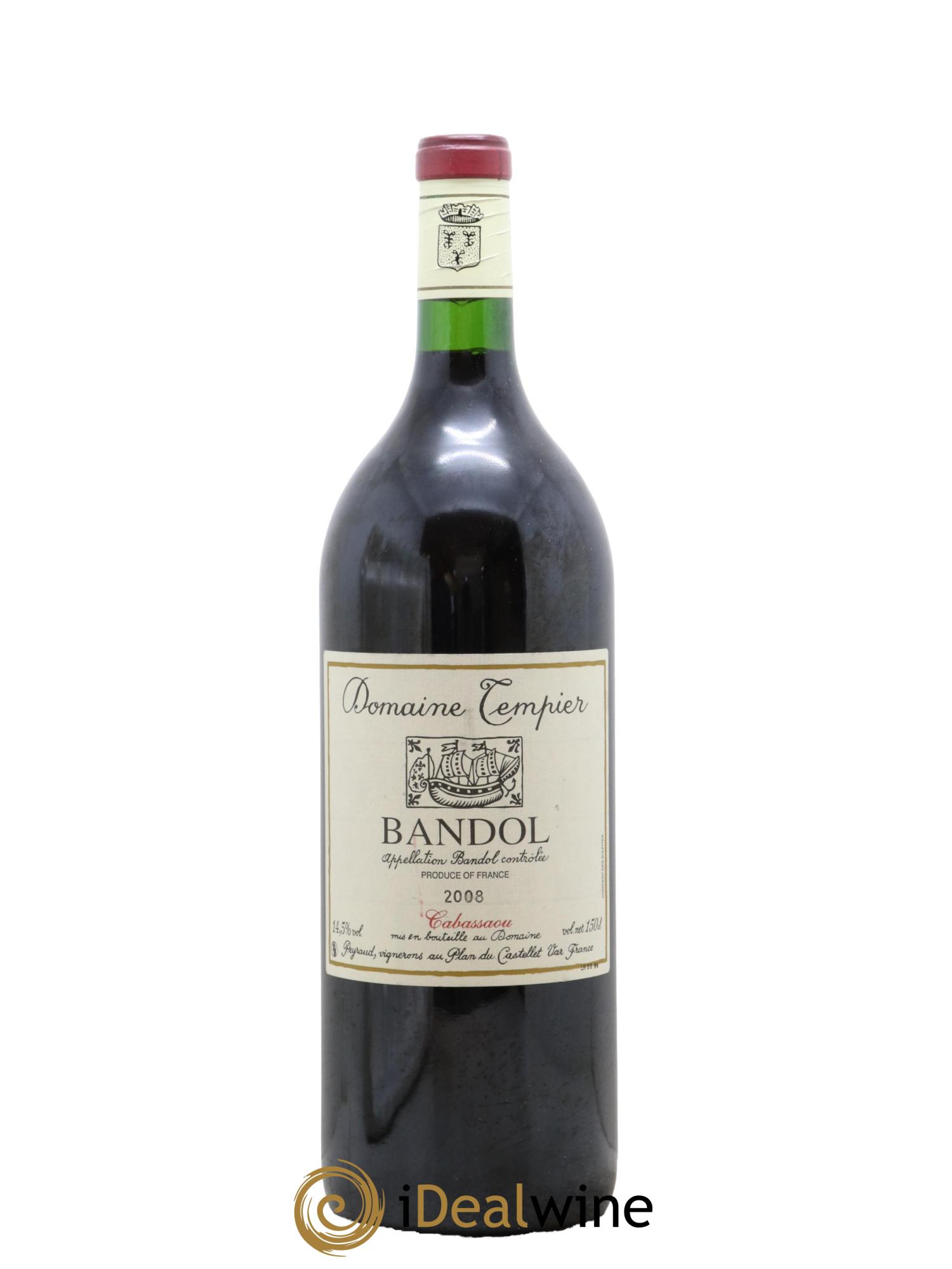 Bandol Domaine Tempier Cuvée Cabassaou Famille Peyraud 2008 - Lotto di 1 magnum - 0