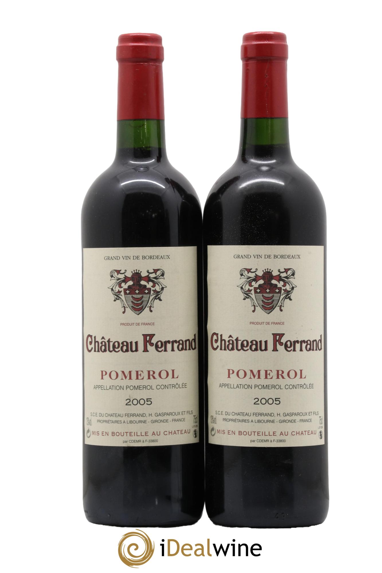 Château Ferrand 2005 - Lot de 2 bouteilles - 0