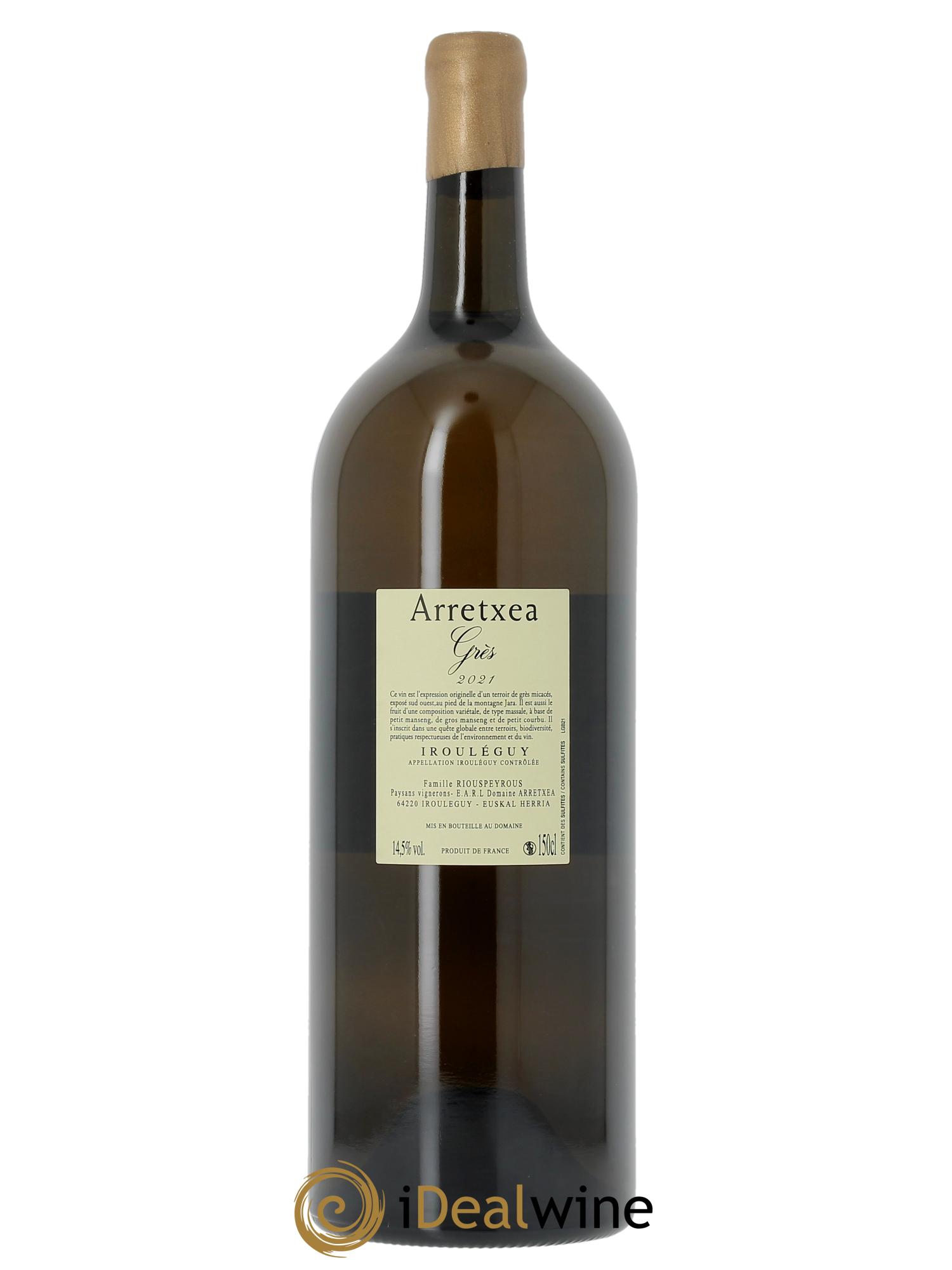 Irouléguy Terroir Grès Arretxea (Domaine)  2021 - Posten von 1 Magnum - 1