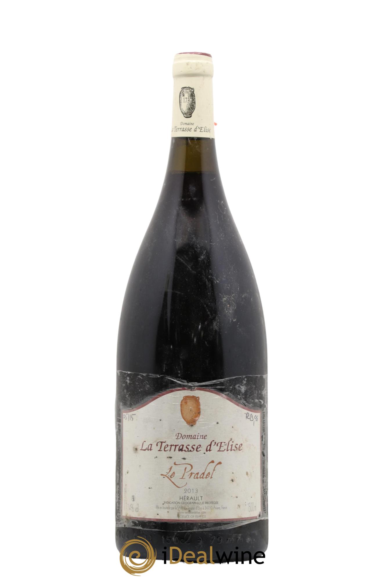 IGP Pays d'Hérault Le Pradel Terrasse d'Elise (Domaine de la) 2013 - Lot de 1 magnum - 0