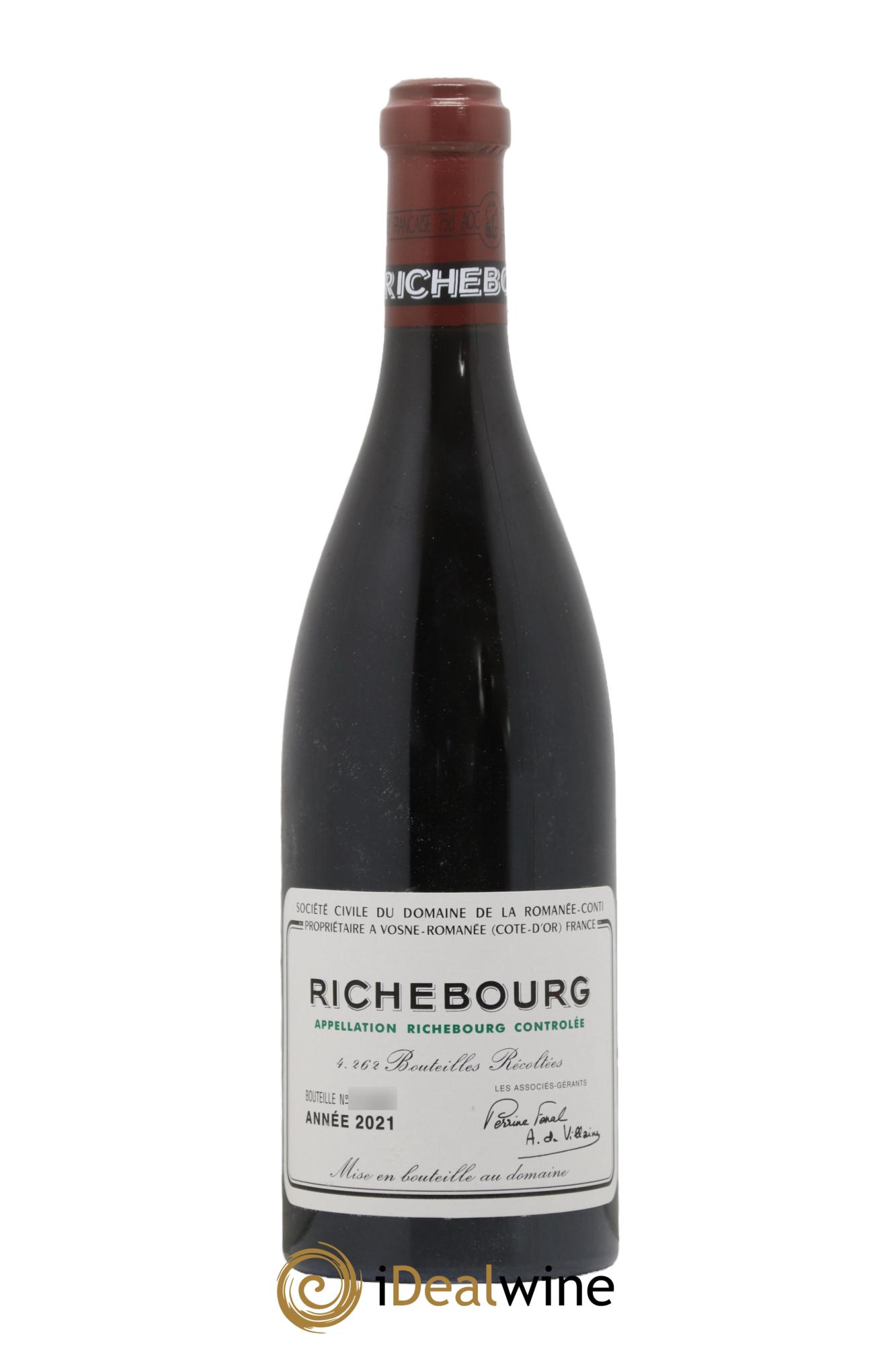 Richebourg Grand Cru Domaine de la Romanée-Conti 2021 - Lotto di 1 bottiglia - 0