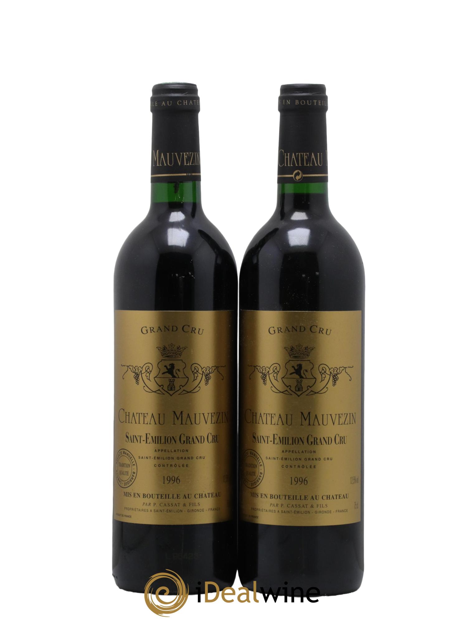 Château Mauvezin 1996 - Lot de 2 bouteilles - 0