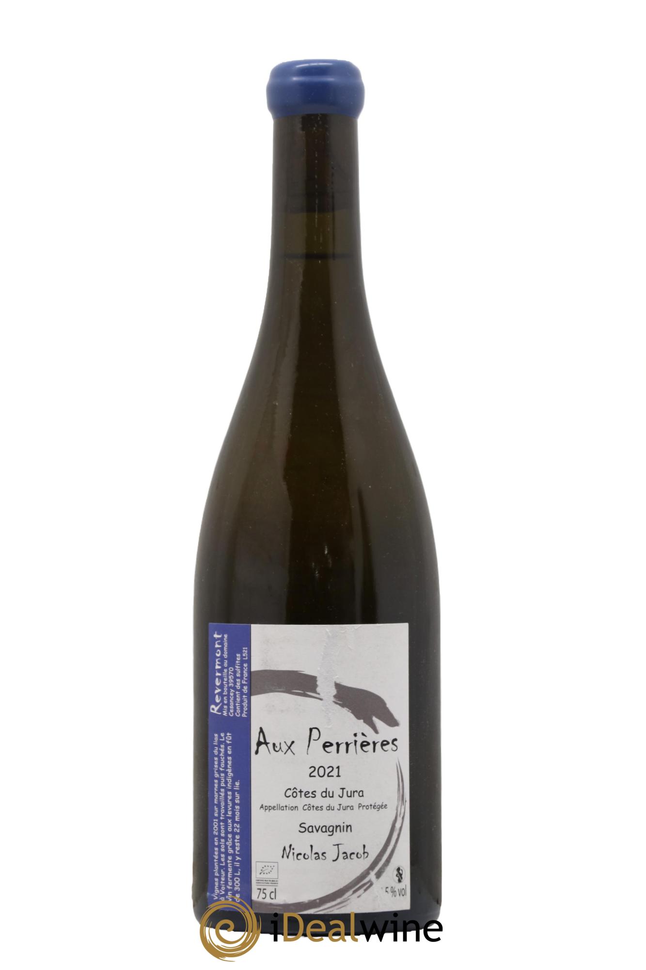 Côtes du Jura Savagnin Aux Perrières Nicolas Jacob  2021 - Lotto di 1 bottiglia - 0