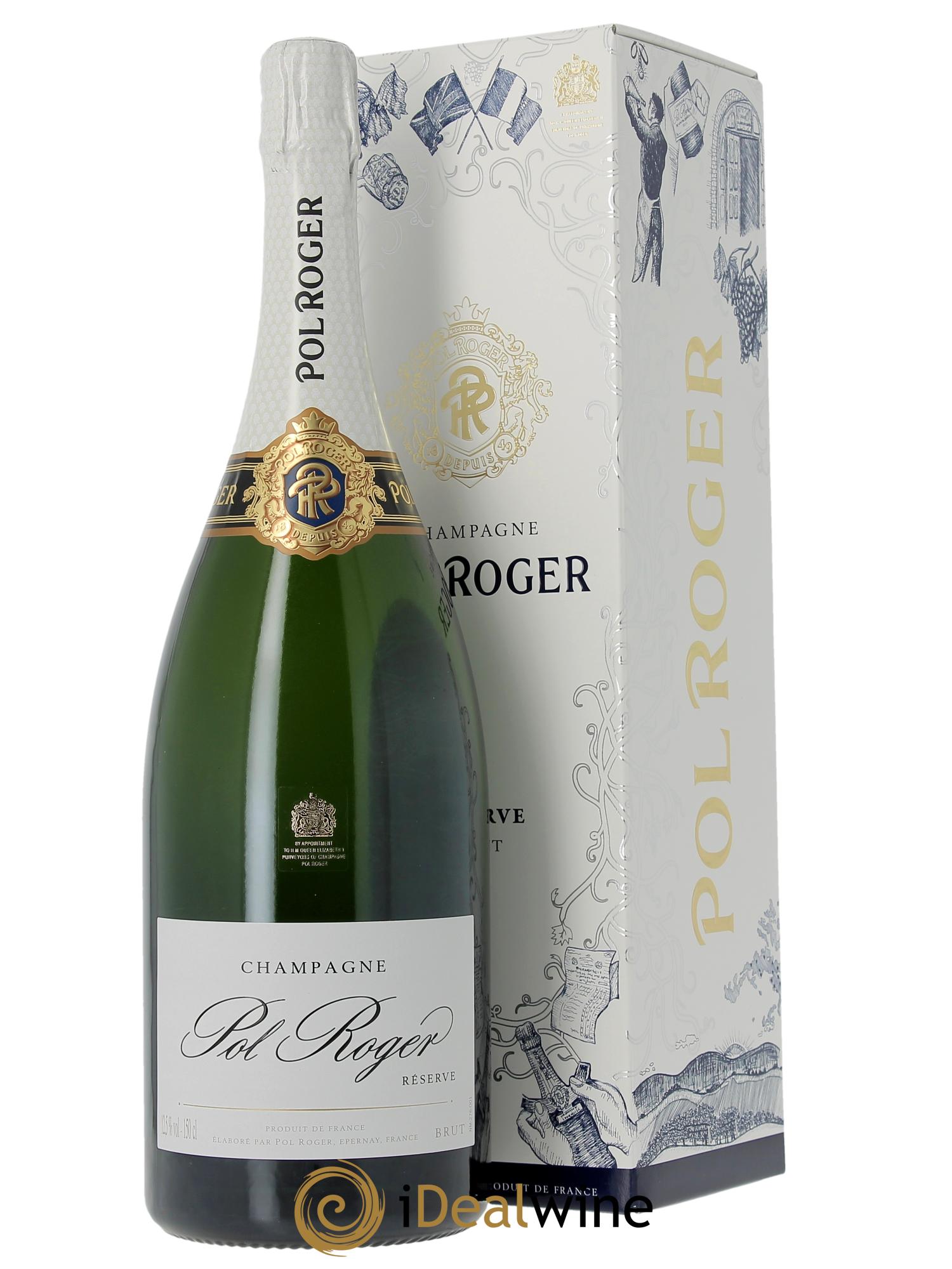 Brut Réserve Pol Roger  - Posten von 1 Magnum - 0