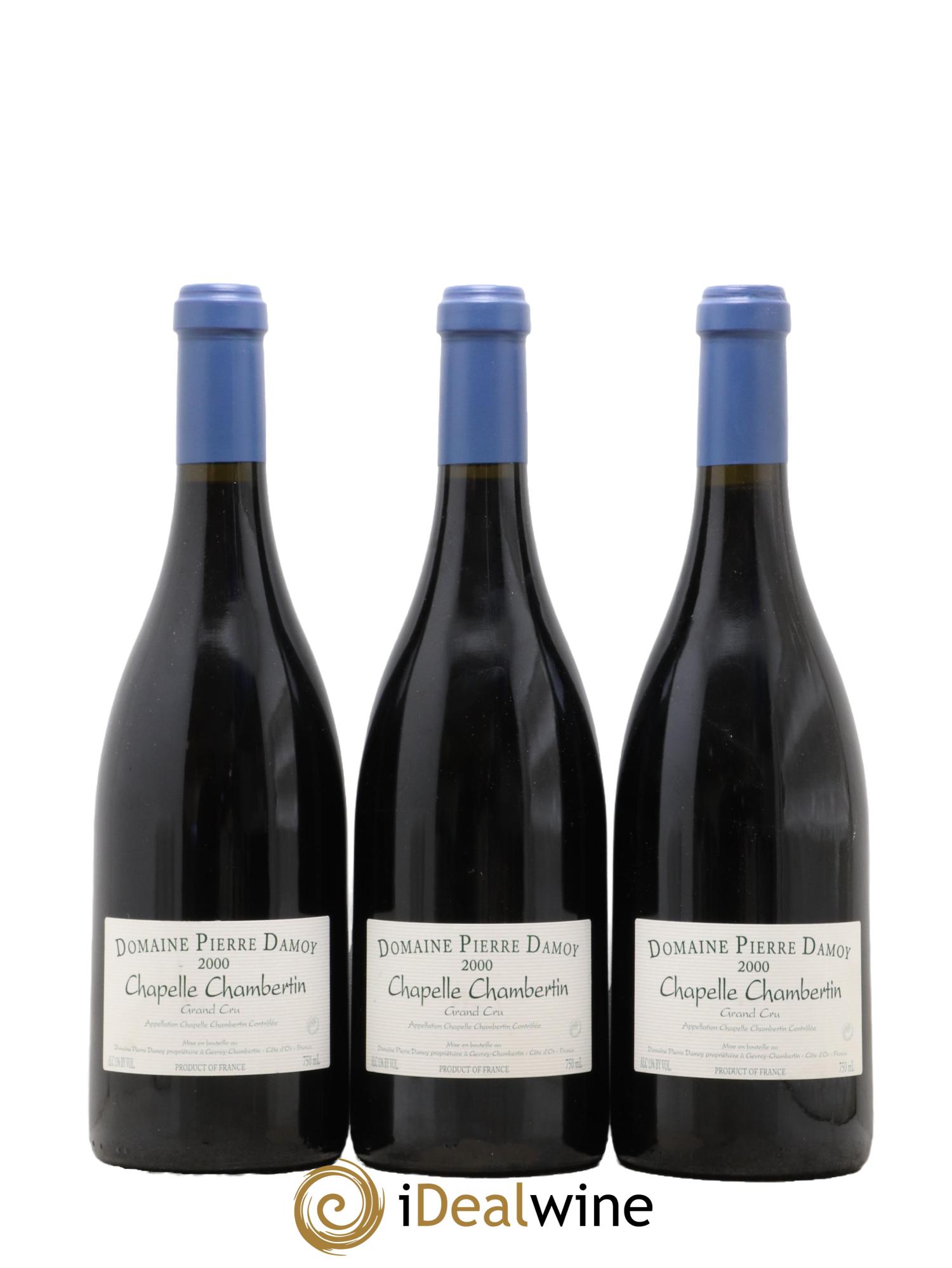 Chapelle-Chambertin Grand Cru Pierre Damoy  2000 - Lot de 3 bouteilles - 0