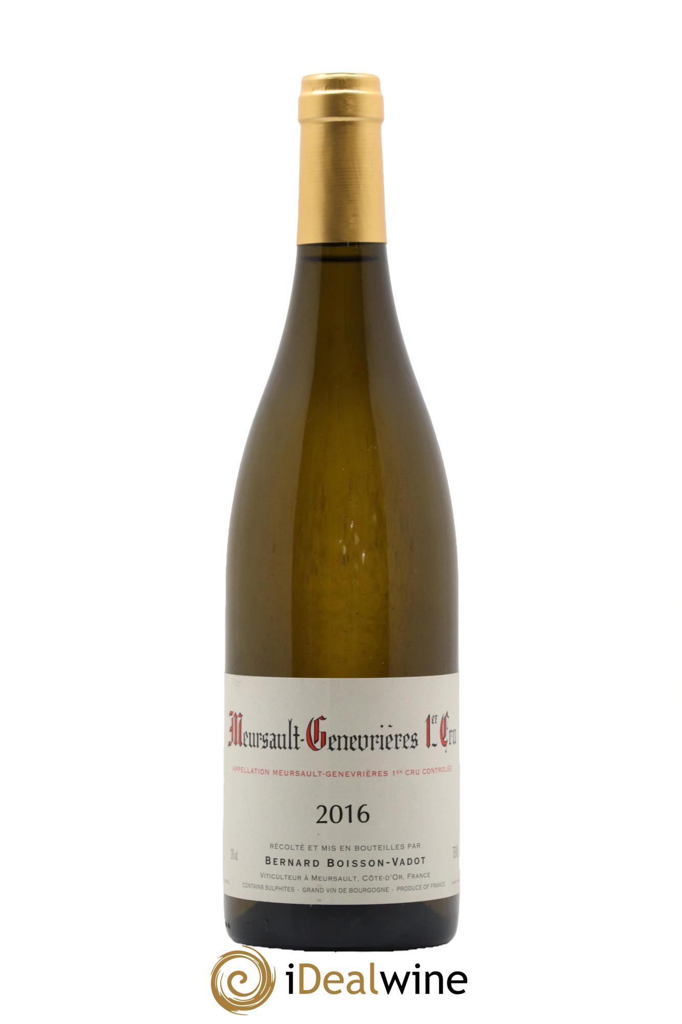 Meursault 1er Cru Genevrières Boisson-Vadot (Domaine) 2016 - Lotto di 1 bottiglia - 0