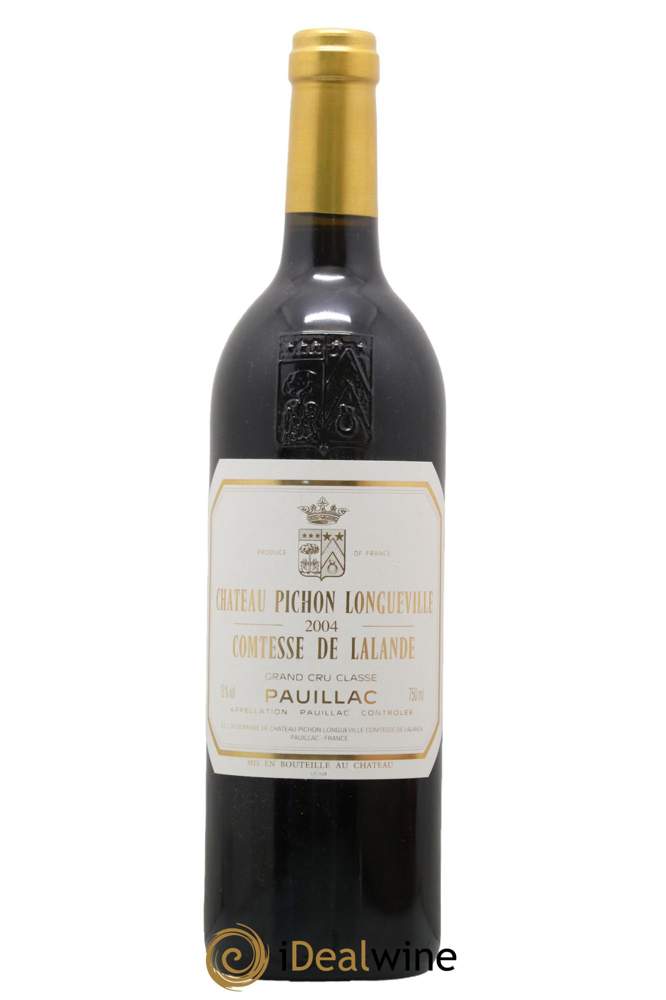 Château Pichon Longueville Comtesse de Lalande 2ème Grand Cru Classé 2004 - Lot of 1 bottle - 0