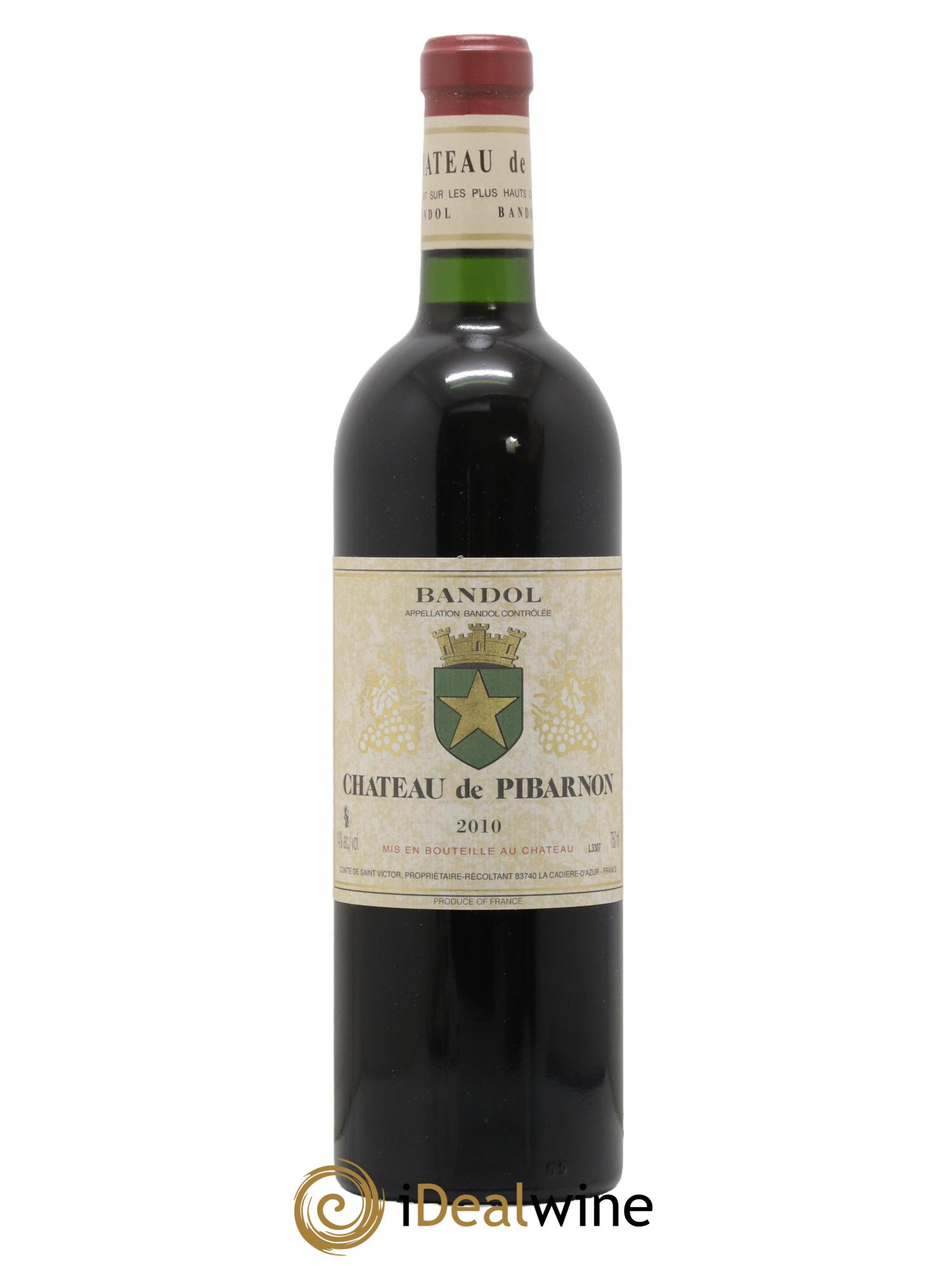 Bandol Château de Pibarnon Comte de Saint-Victor 2010 - Lot de 1 bouteille - 0