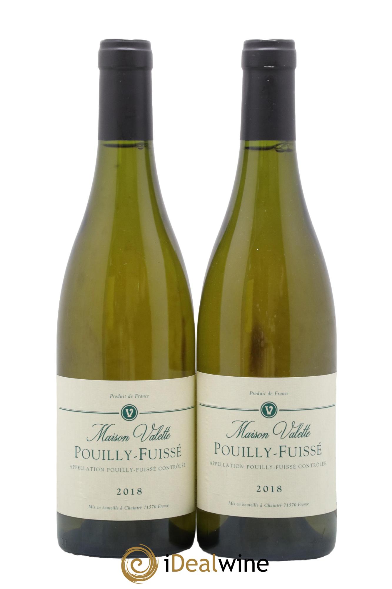 Pouilly-Fuissé Philippe Valette 2018 - Lot de 2 bouteilles - 0