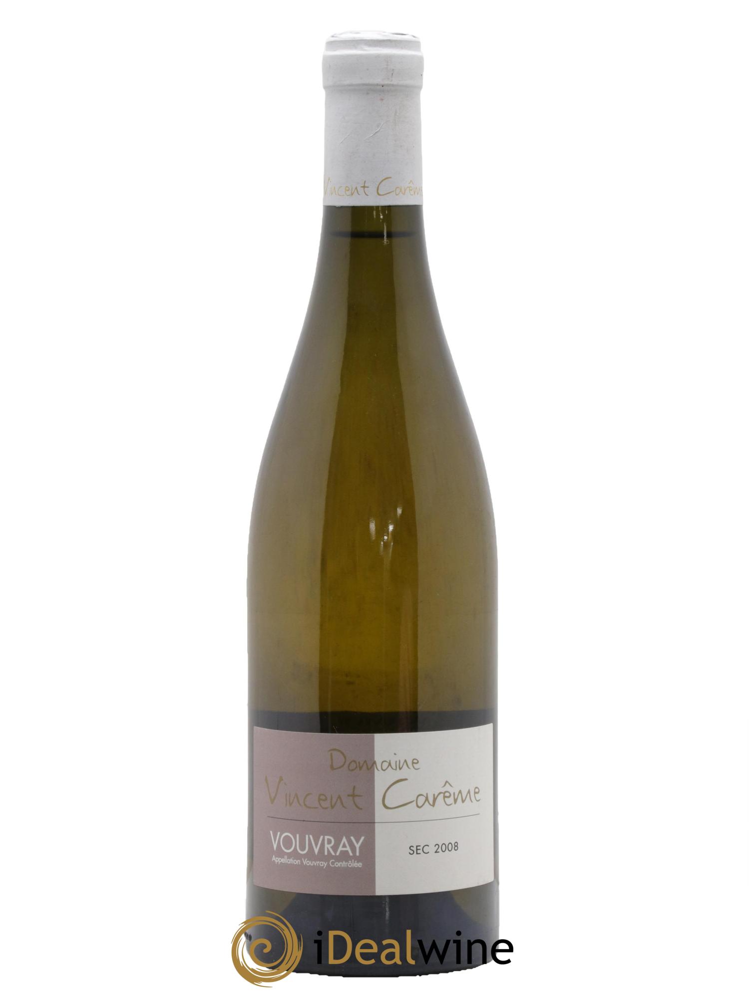 Vouvray Sec Domaine Vincent Carême 2008 - Lot de 1 bouteille - 0