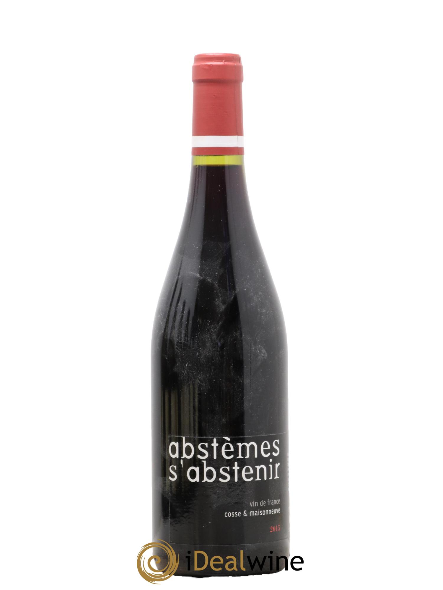 Vin de France Abstèmes S'Abstenir Cosse Maisonnneuve 2015 - Lot of 1 bottle - 0