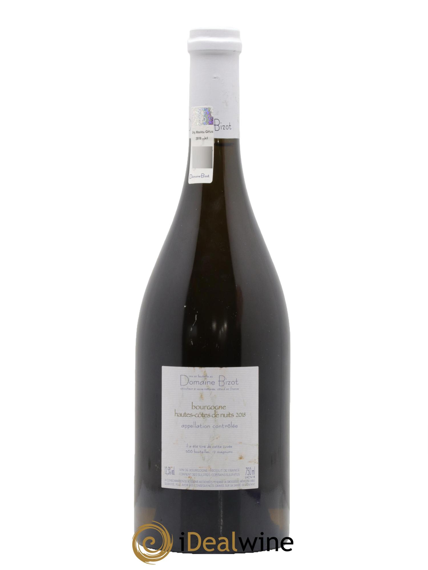 Hautes-Côtes de Nuits Bizot (Domaine) 2018 - Lotto di 1 bottiglia - 1