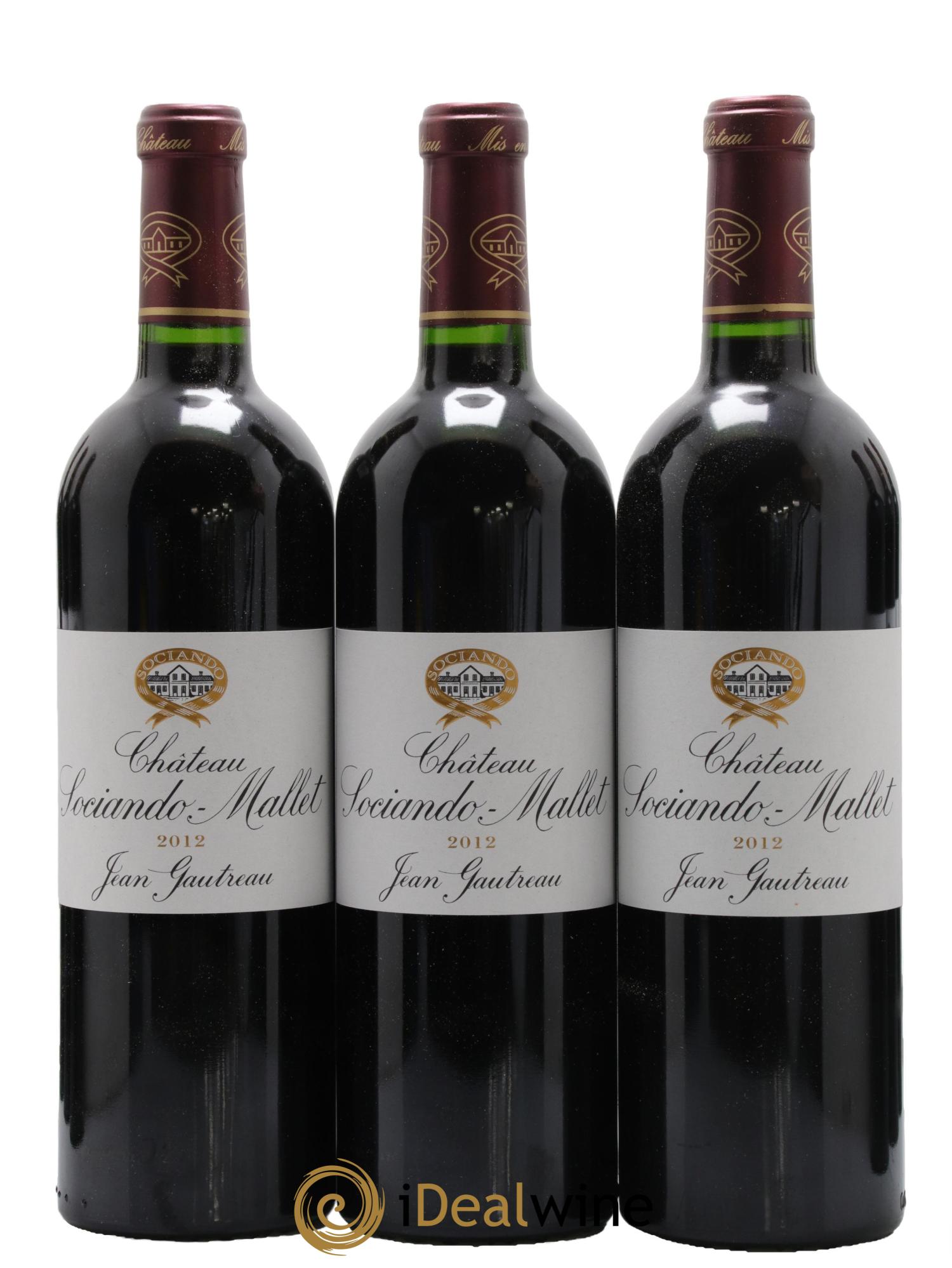 Château Sociando Mallet 2012 - Lot of 12 bottles - 2