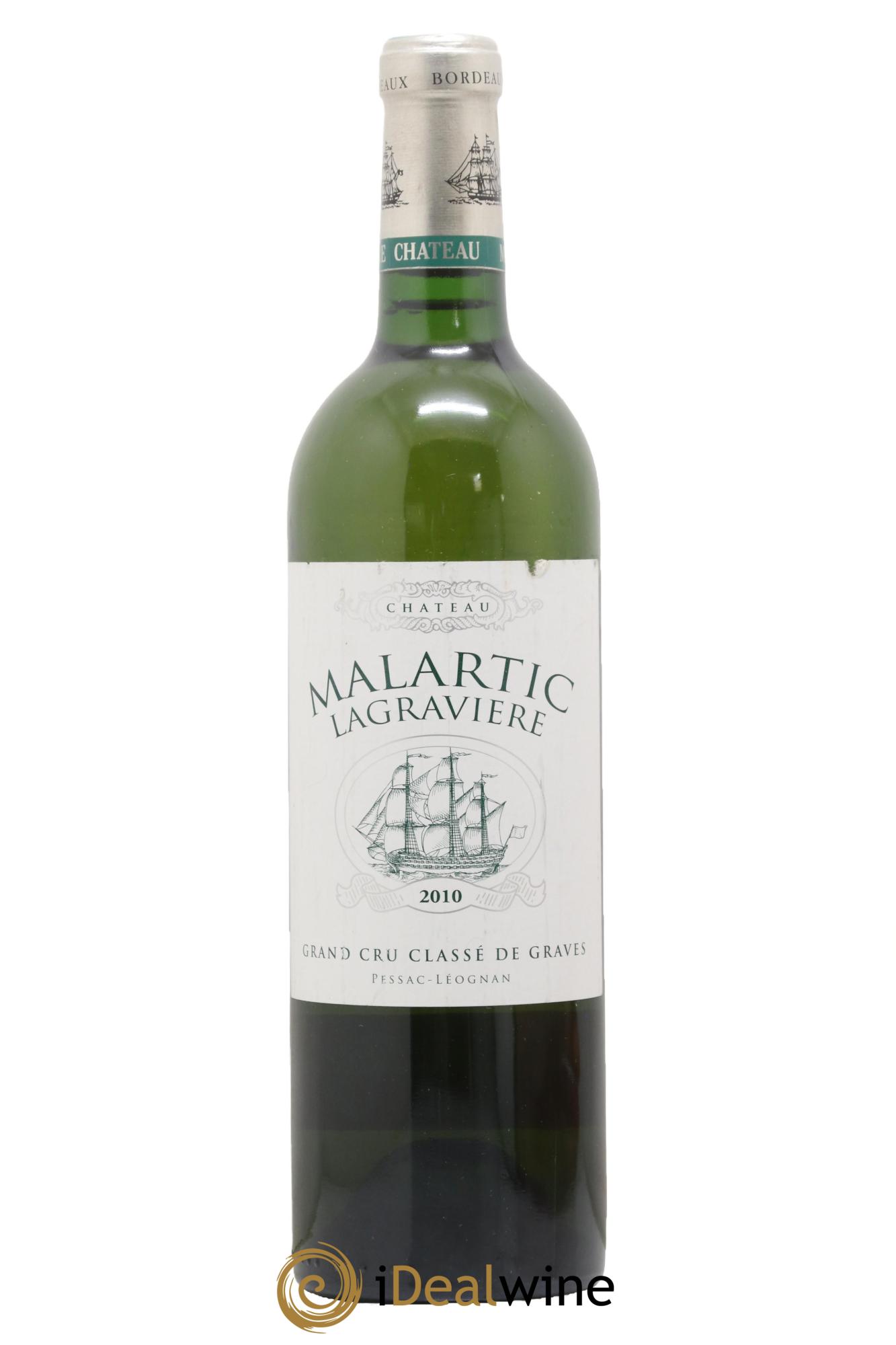 Château Malartic-Lagravière Cru Classé de Graves 2010 - Posten von 1 Flasche - 0