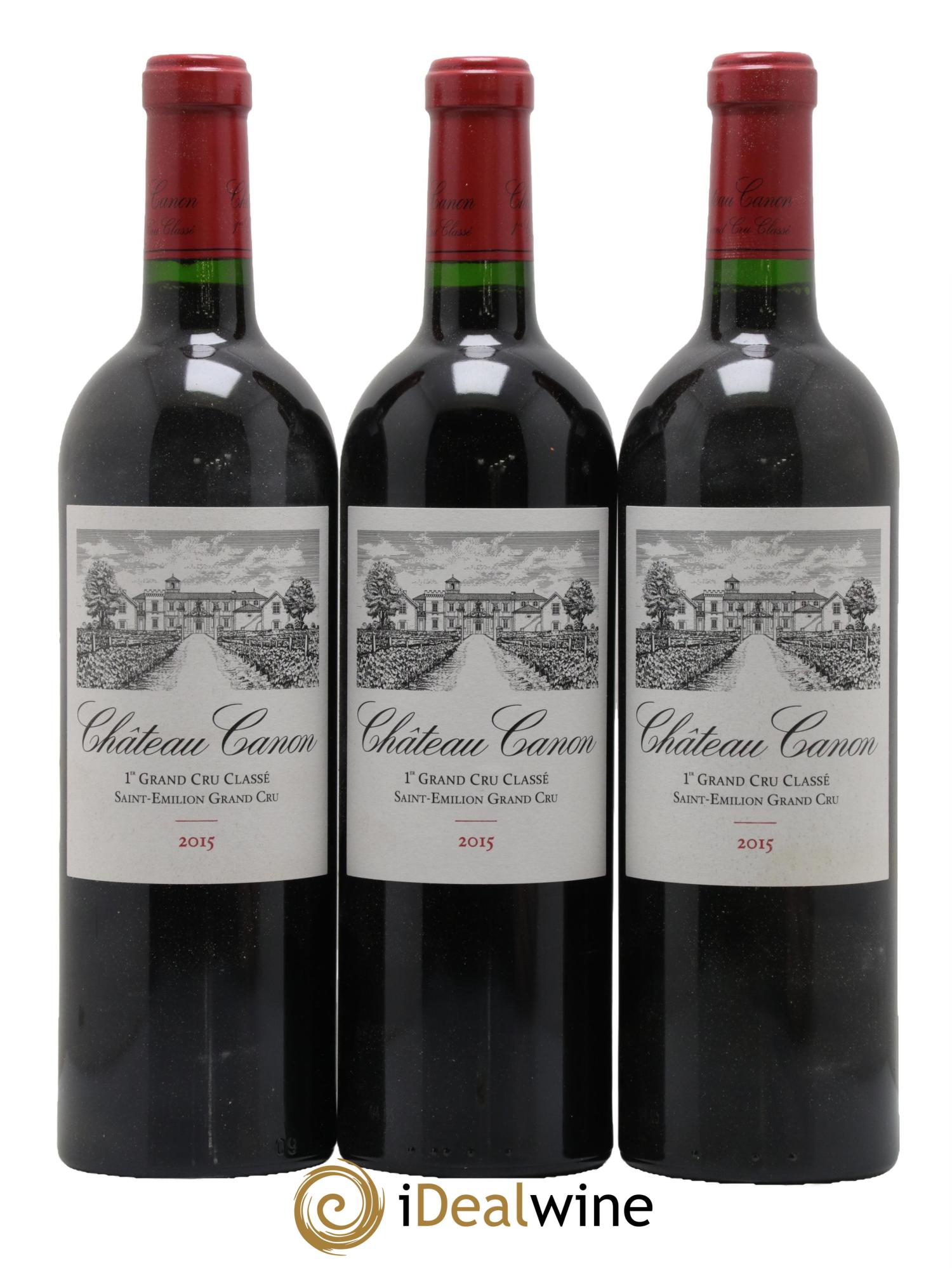 Château Canon 1er Grand Cru Classé B 2015 - Lot de 6 bouteilles - 1