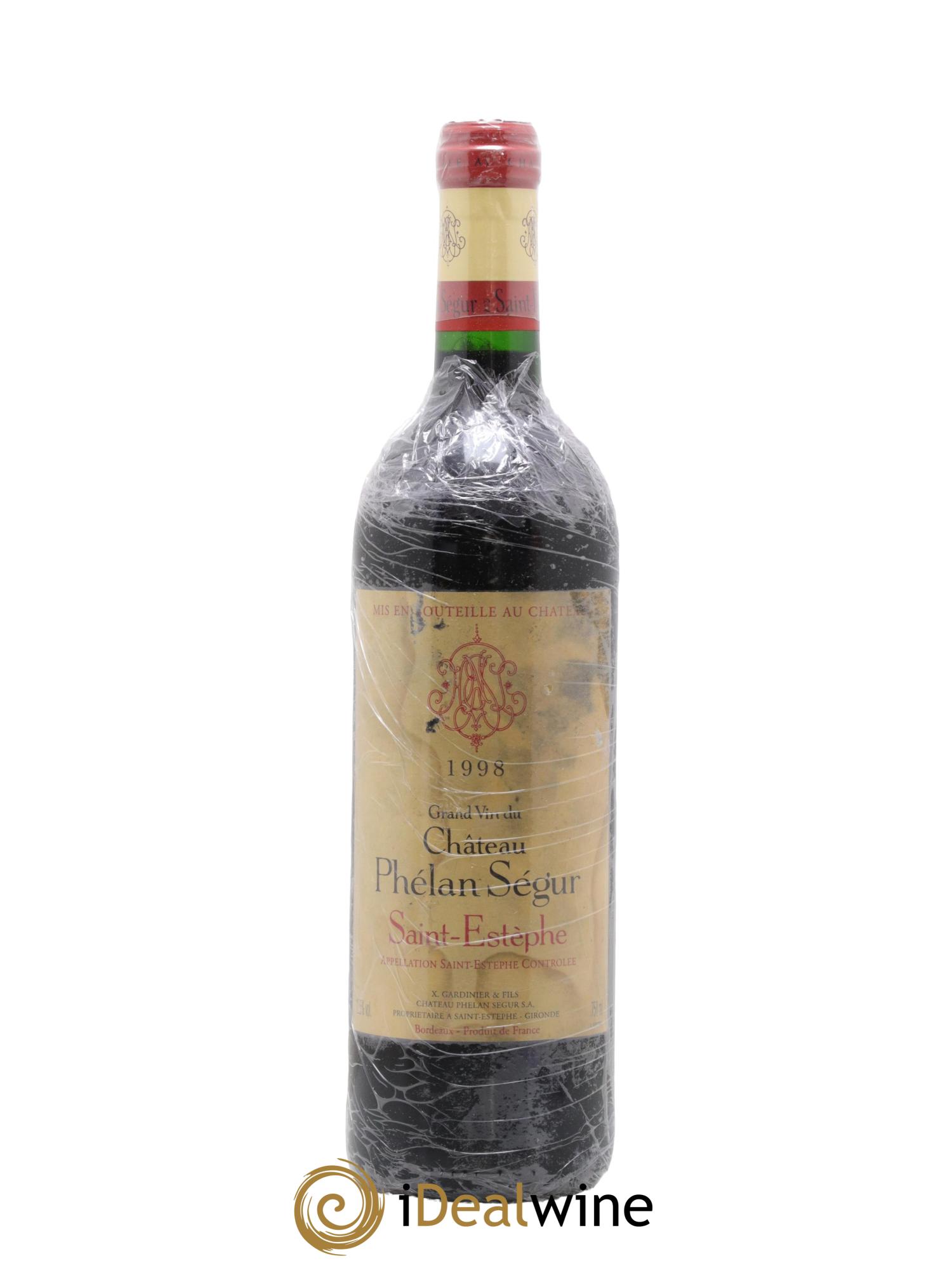 Château Phélan Ségur 1998 - Posten von 1 Flasche - 0