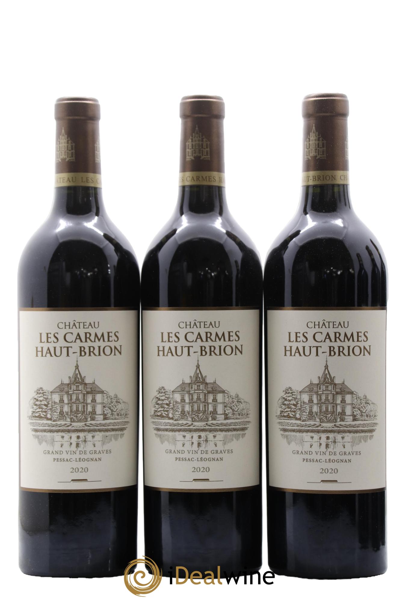 Château Les Carmes Haut-Brion 2020 - Lotto di 6 bottiglie - 1