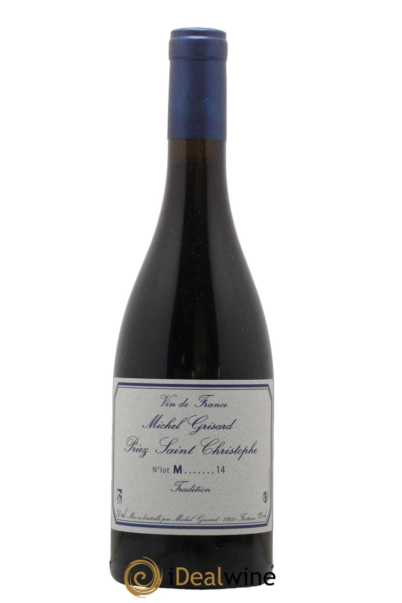 Vin de France Priez Saint Christophe Michel Grisard 2014 - Posten von 1 Flasche - 0