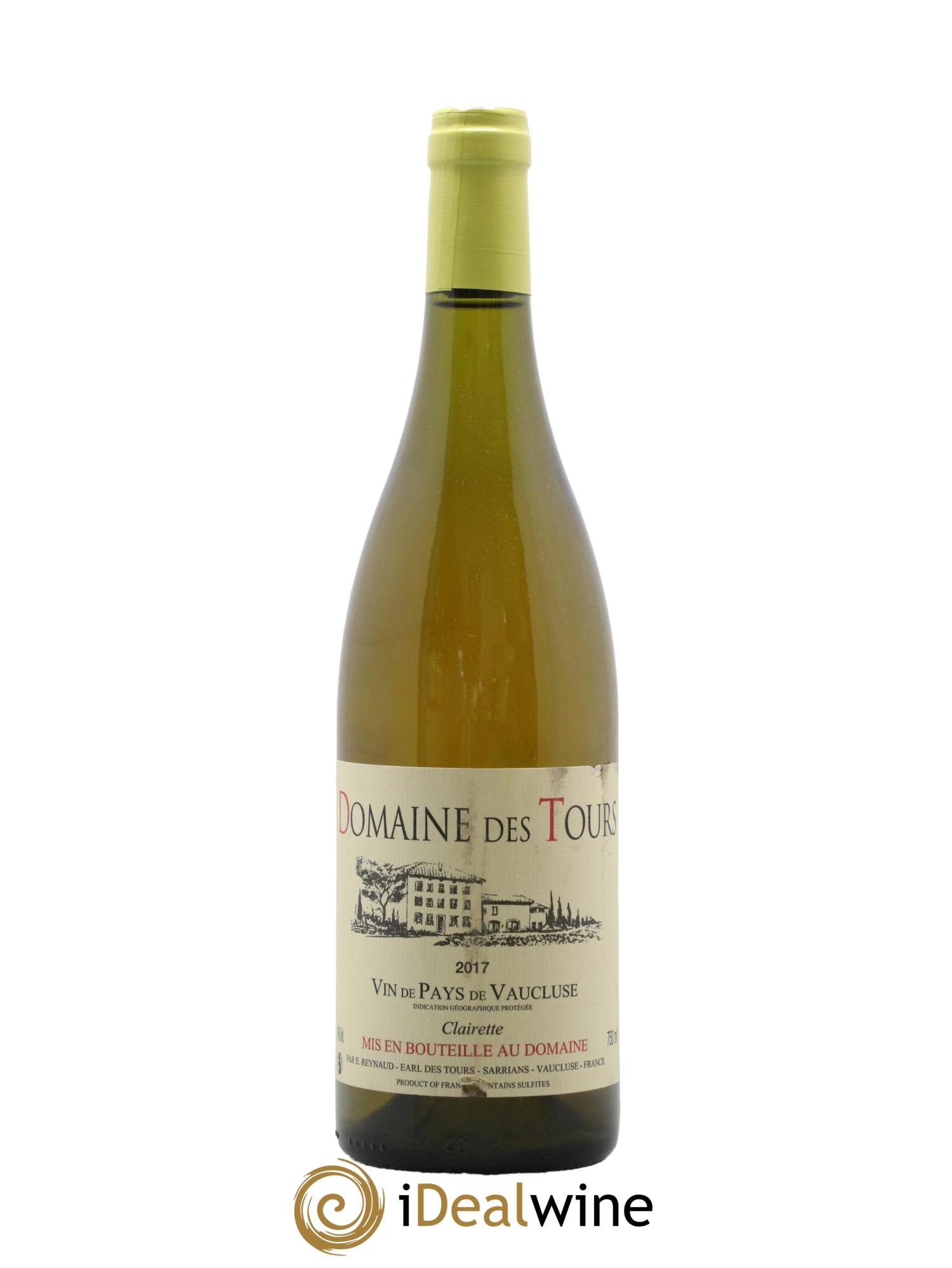 IGP Vaucluse (Vin de Pays de Vaucluse)  - Domaine des Tours Emmanuel Reynaud