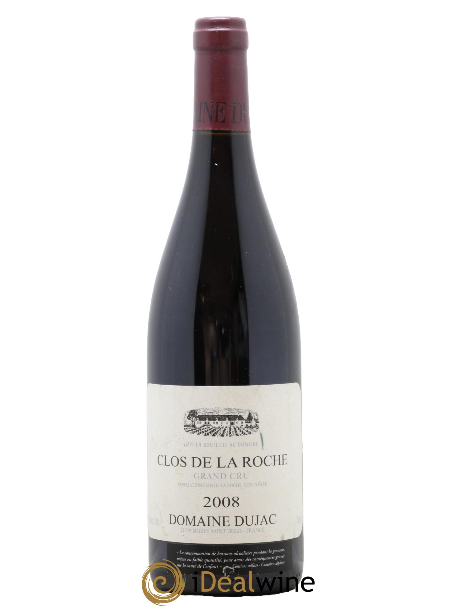 Clos de la Roche Grand Cru Dujac (Domaine) 2008 - Lot de 1 bouteille - 0