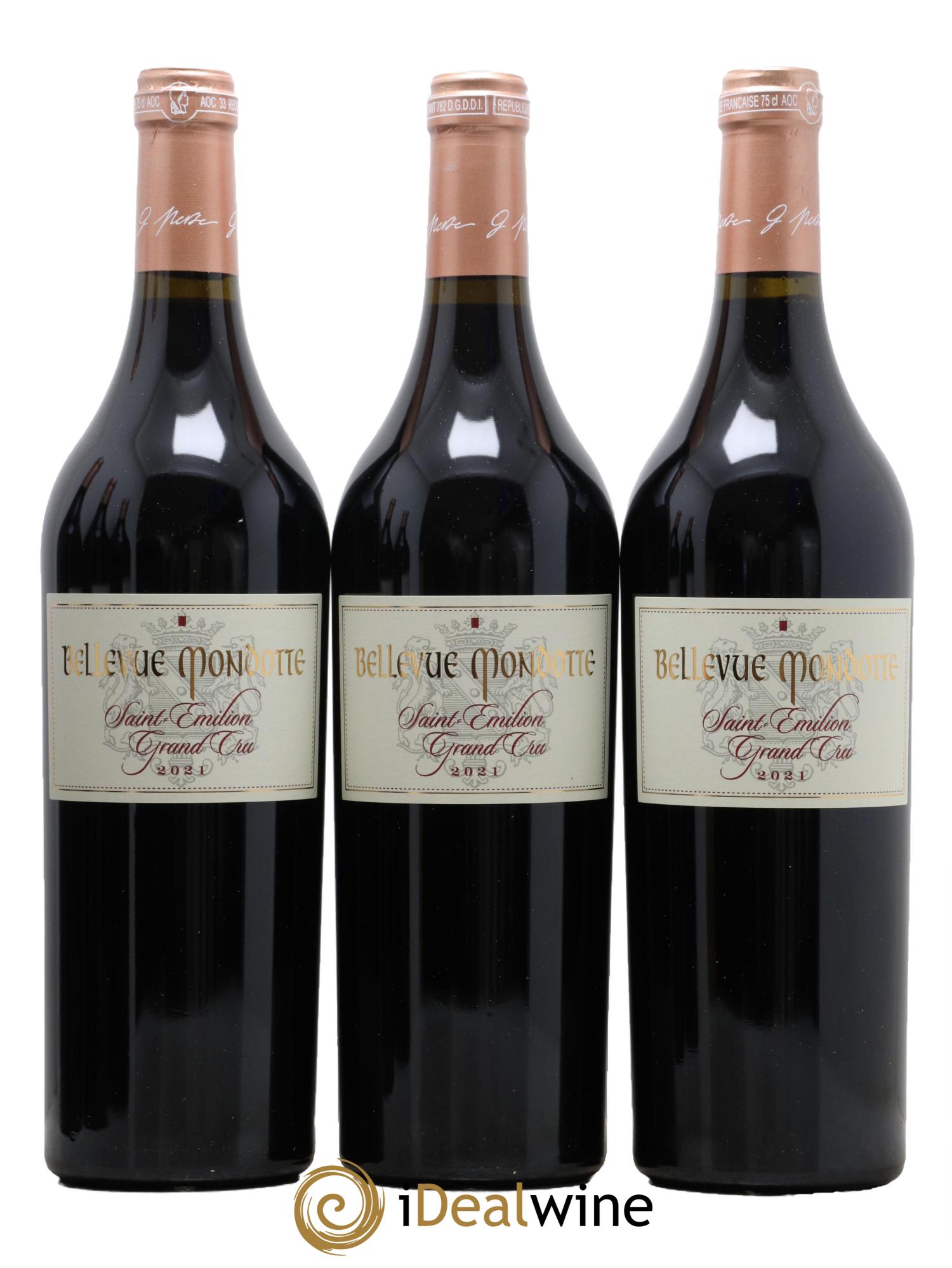 Château Bellevue Mondotte 2021 - Lot of 6 bottles - 1