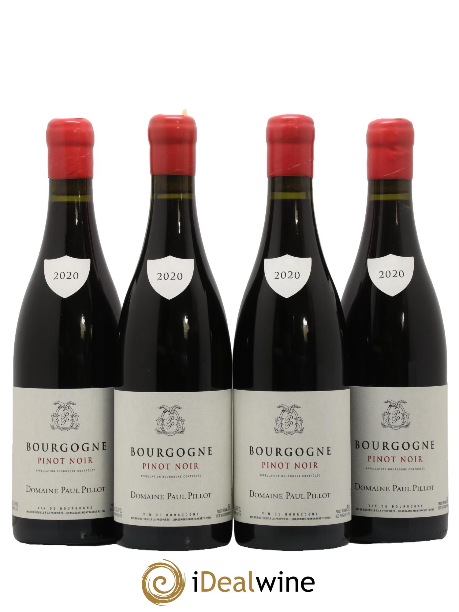 Bourgogne Domaine Paul Pillot 2020 - Lot de 4 bouteilles - 0