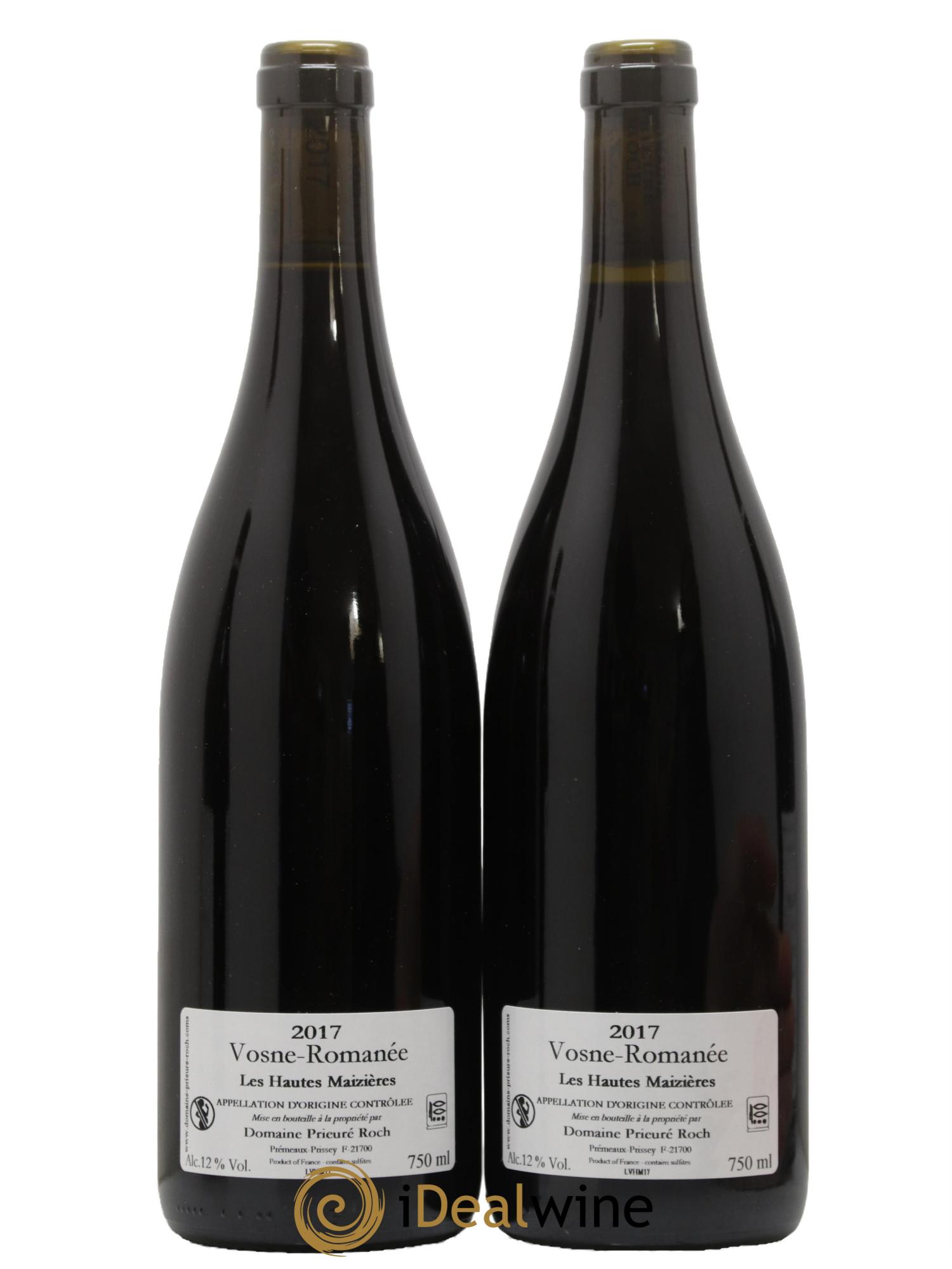 Vosne-Romanée Les Hautes Maizières Prieuré Roch 2017 - Lot of 2 bottles - 1