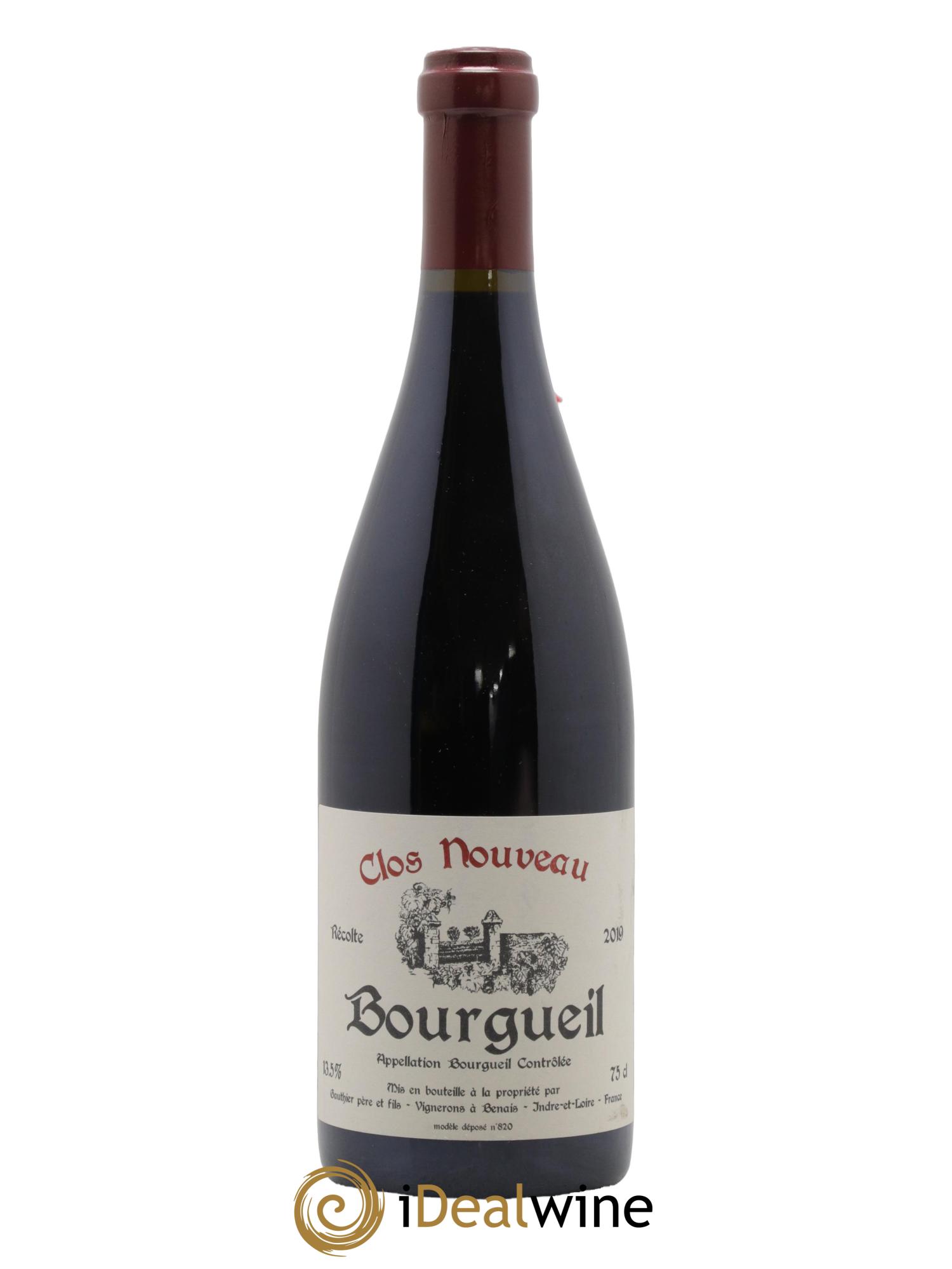 Bourgueil Clos Nouveau Domaine du Bel Air 2019 - Lotto di 1 bottiglia - 0