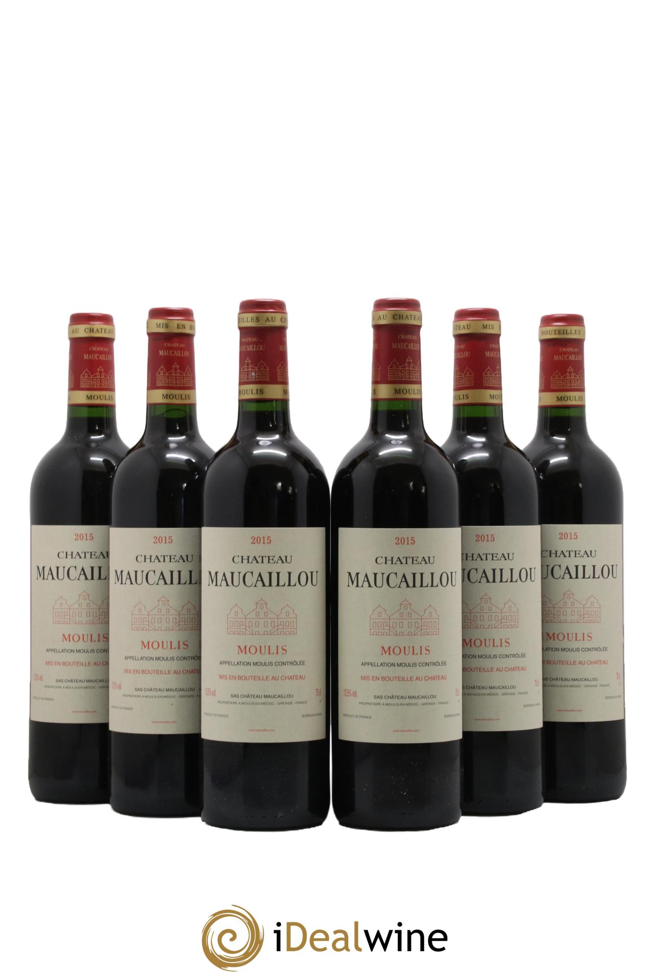 Château Maucaillou 2015 - Lotto di 6 bottiglie - 0