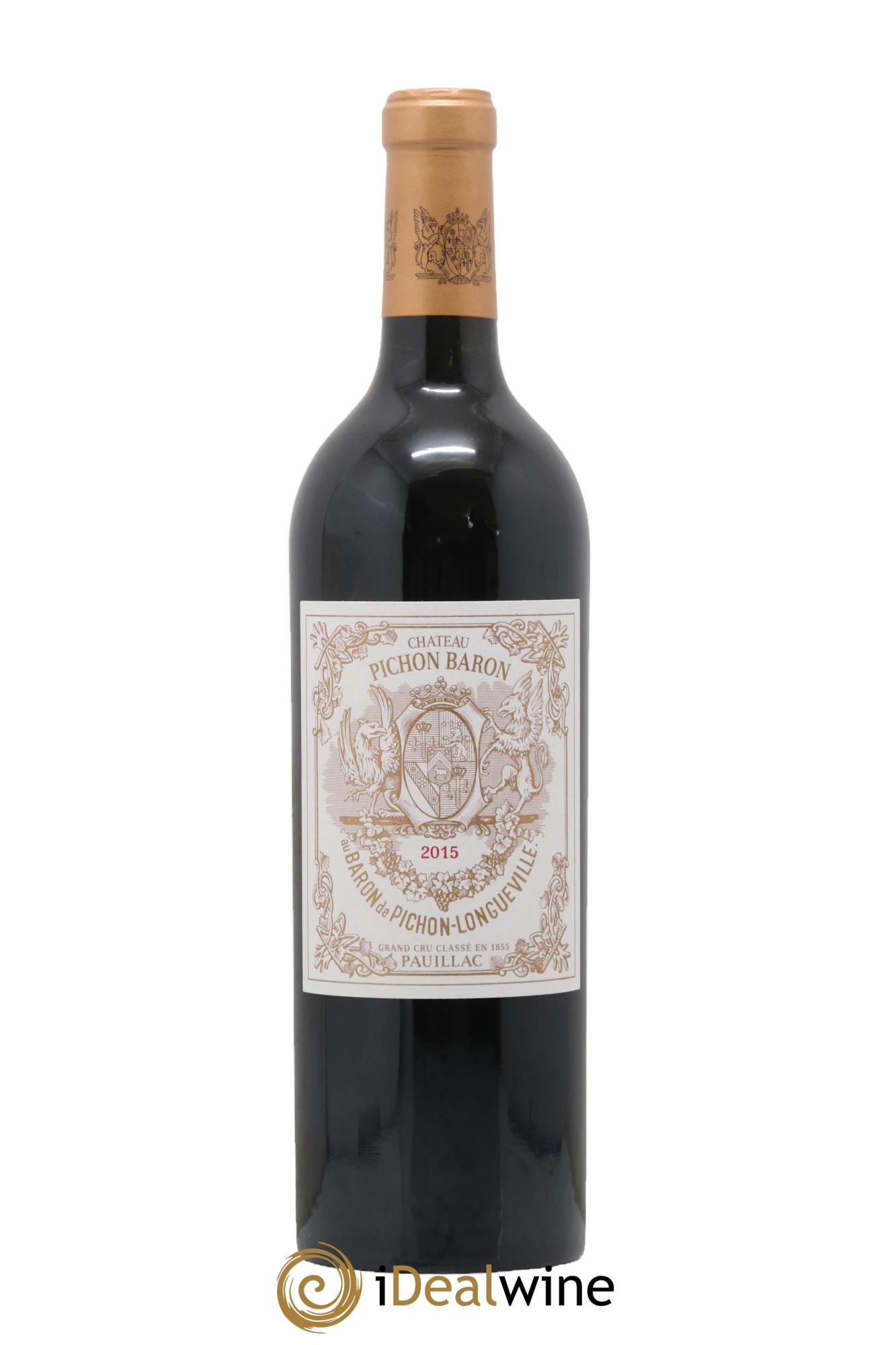 Pichon Longueville Baron 2ème Grand Cru Classé 2015 - Lot de 1 bouteille - 0