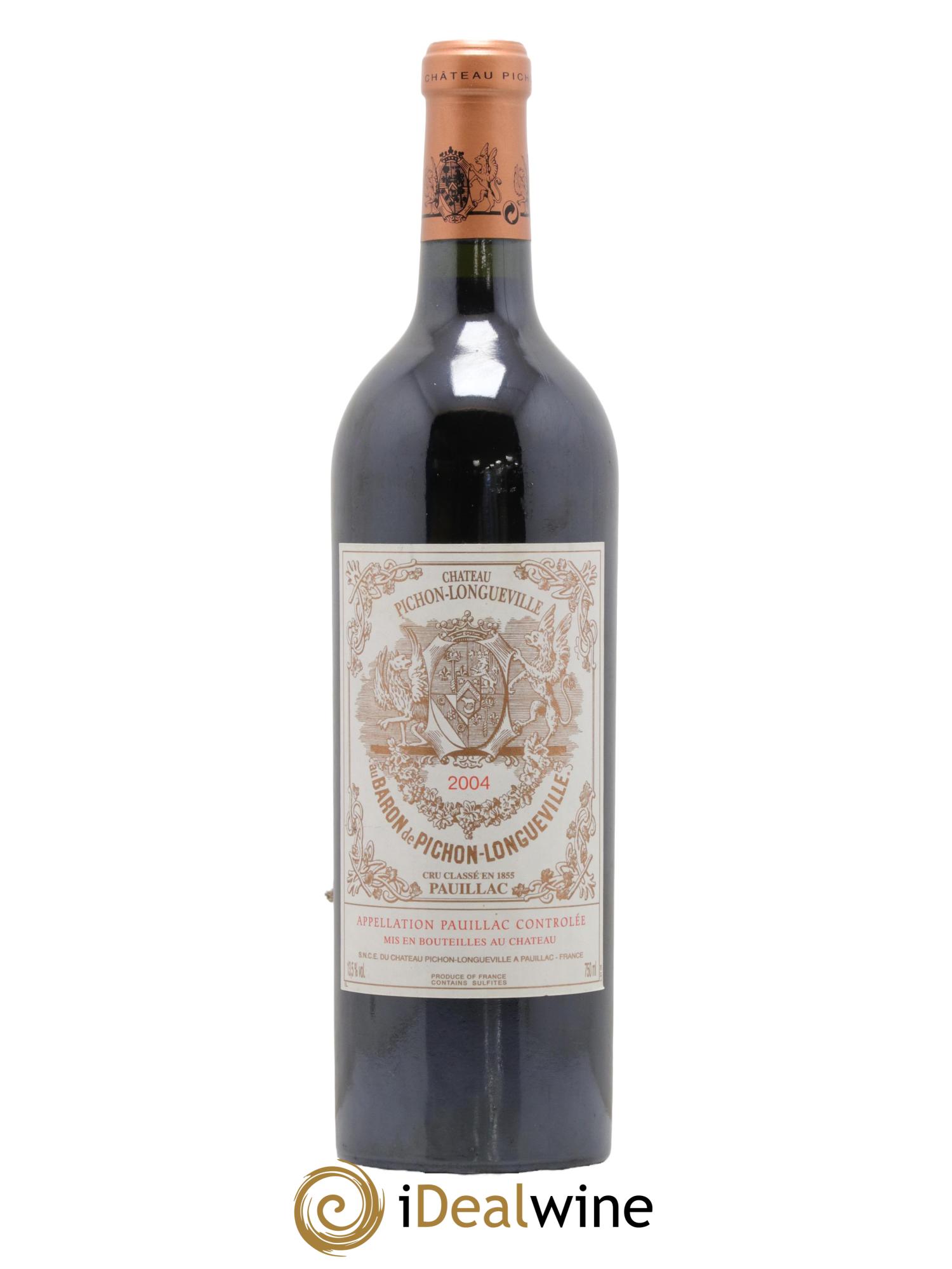 Pichon Longueville Baron 2ème Grand Cru Classé  2004 - Lot of 1 bottle - 0