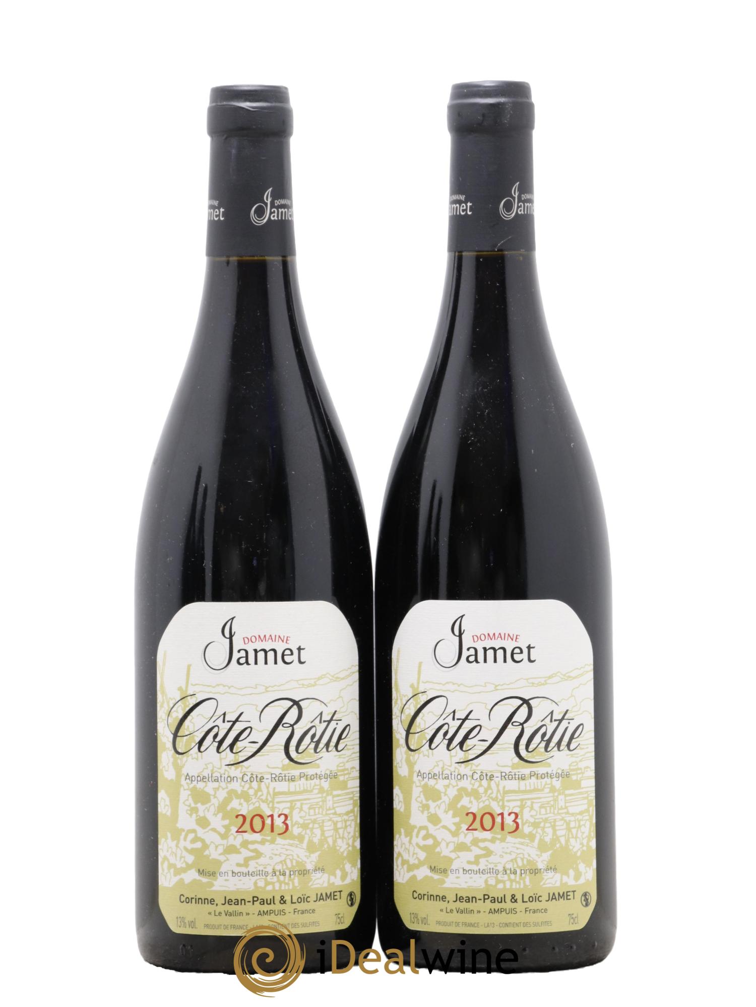 Côte-Rôtie Jamet (Domaine) 2013 - Lot of 2 bottles - 0