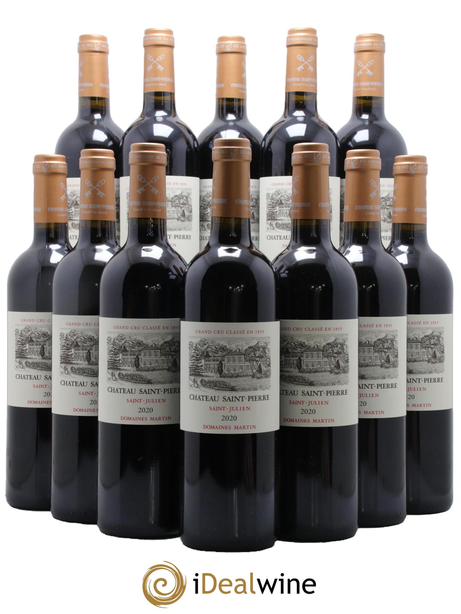 Château Saint-Pierre 4ème Grand Cru Classé 2020 - Lot of 12 bottles - 0