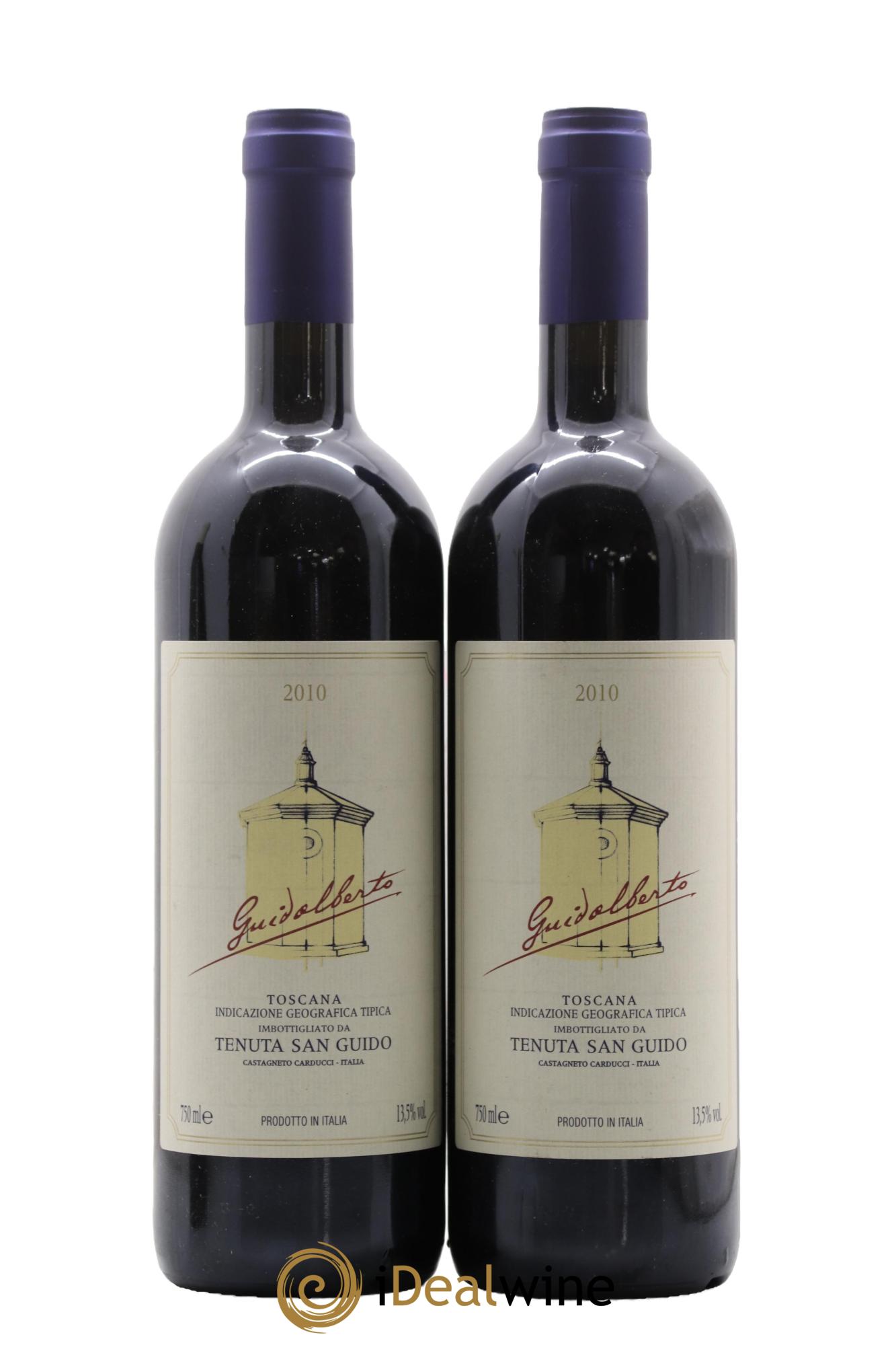 Toscana IGT Guidalberto Tenuta San Guido 2010 - Lot de 2 bouteilles - 0